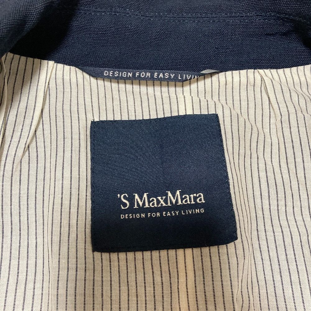 Max Mara Max Mara 'S Max Mara Linen Blend Long Gilet Textile Outerwear DUTY FREE for USA Size ONE SIZE - 5 Thumbnail