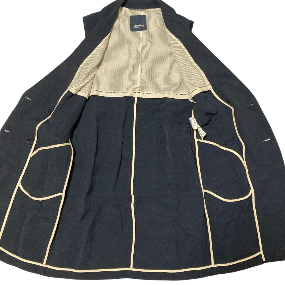 Max Mara Max Mara 'S Max Mara Linen Blend Long Gilet Textile Outerwear DUTY FREE for USA Size ONE SIZE - 4 Thumbnail