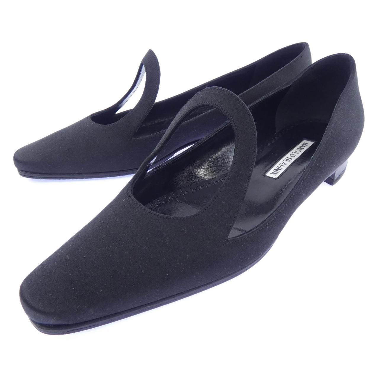 Manolo Blahnik Manolo Blahnik Manolo Blahnik Leather Pumps Leather Shoes DUTY FREE for USA Size ONE SIZE - 3 Thumbnail