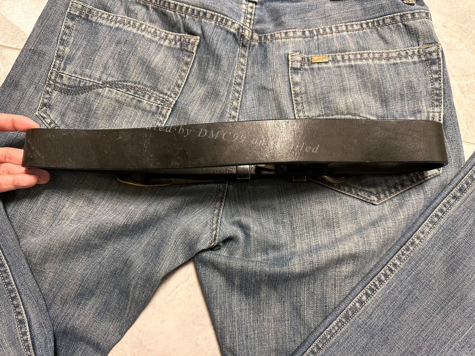 Diesel Vintage Diesel Made in Italy Leather Belt Size ONE SIZE - 7 Thumbnail