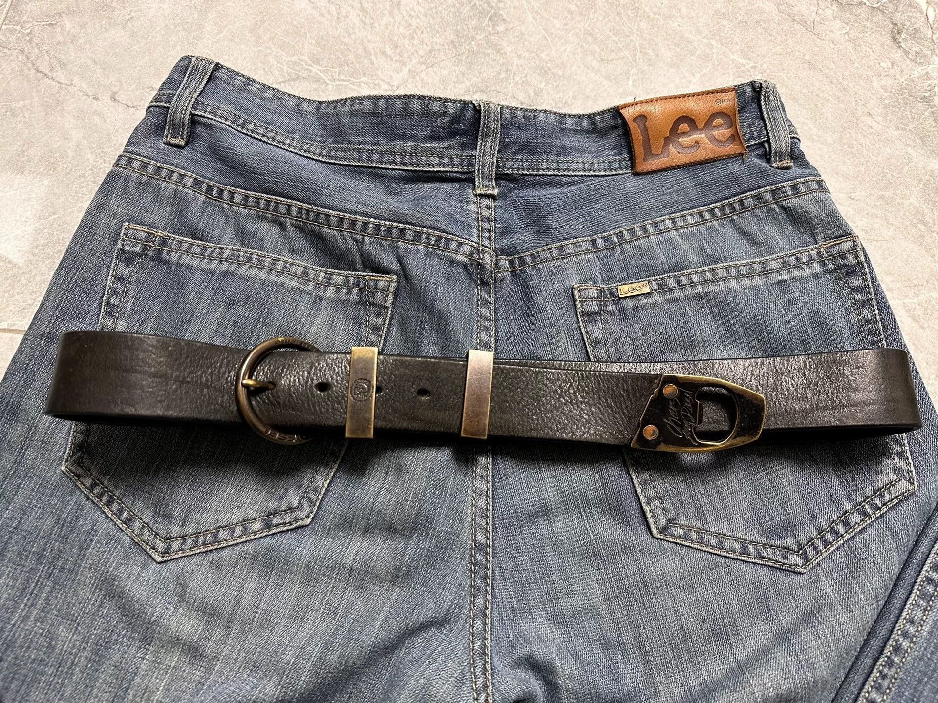 Diesel Vintage Diesel Made in Italy Leather Belt Size ONE SIZE - 6 Thumbnail