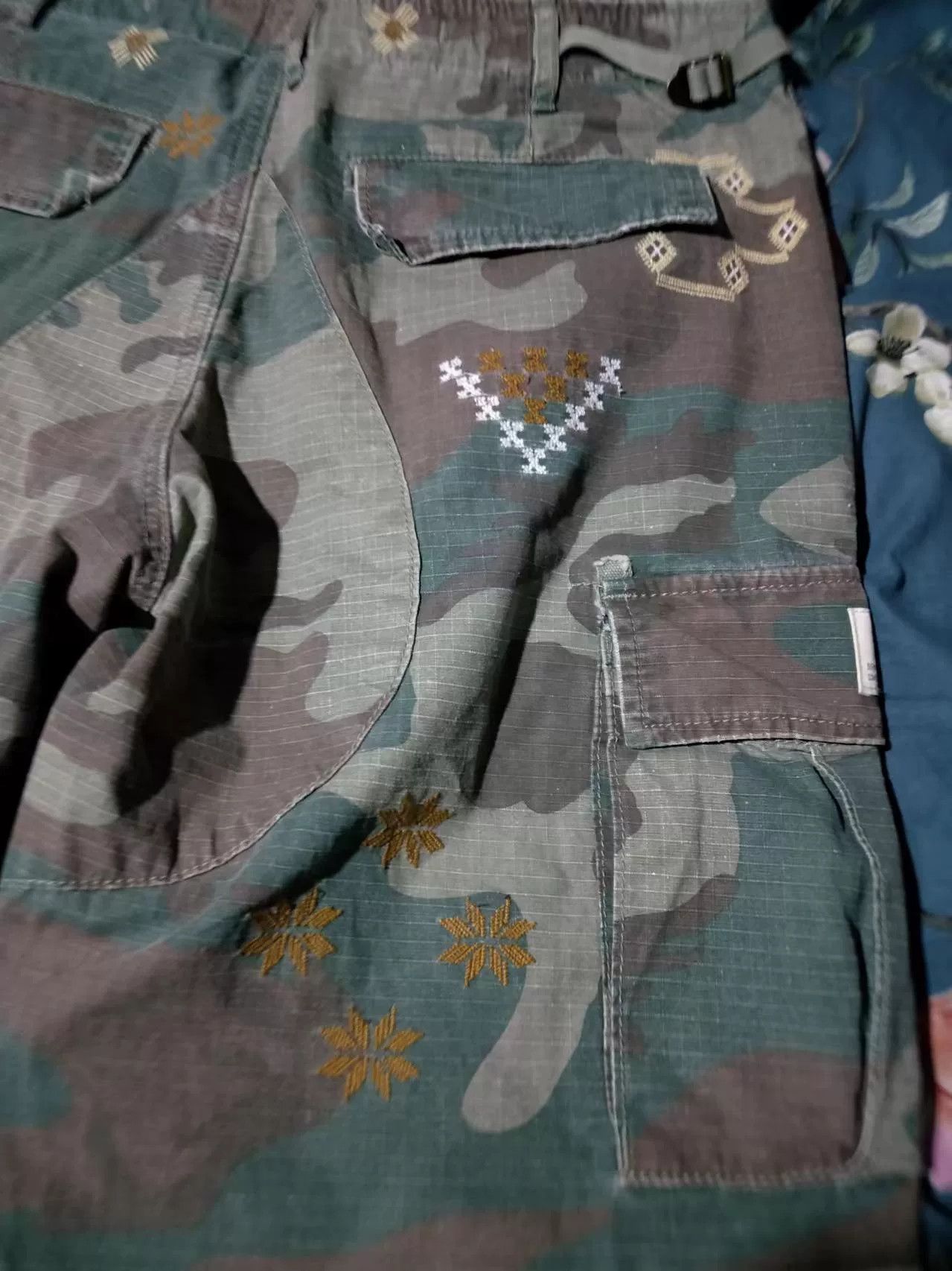 RRL Ralph Lauren Ralph Lauren Duck Camo Cargo Shorts Size US 34 / EU 50 - 6 Thumbnail