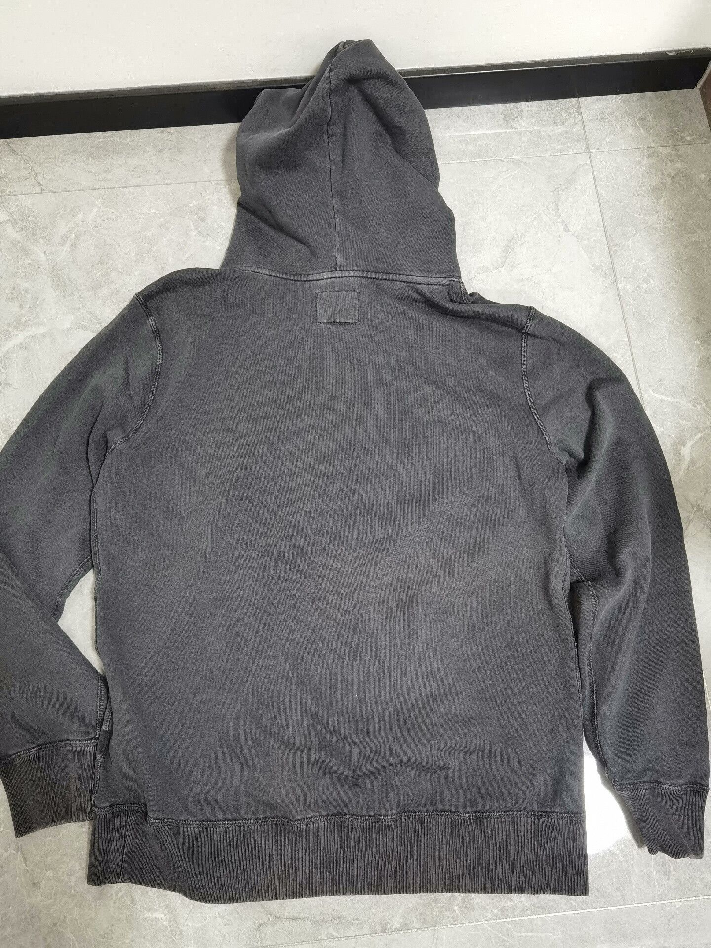 RRL Ralph Lauren Ralph Lauren Distressed Charcoal Black Hoodie Size US M / EU 48-50 / 2 - 7 Thumbnail