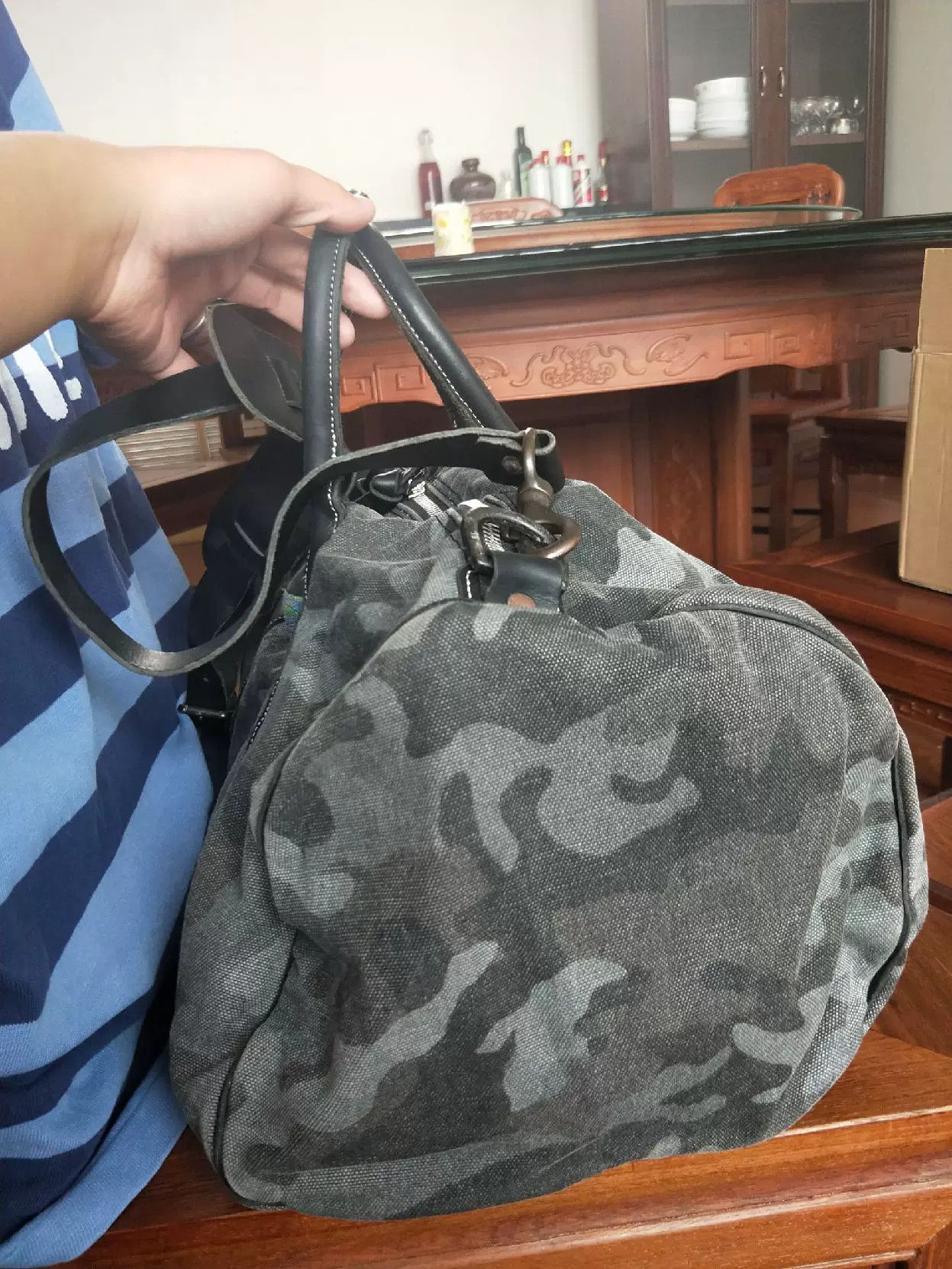 RRL Ralph Lauren RRL Ralph Lauren Camouflage Travel Bag Size ONE SIZE - 6 Thumbnail