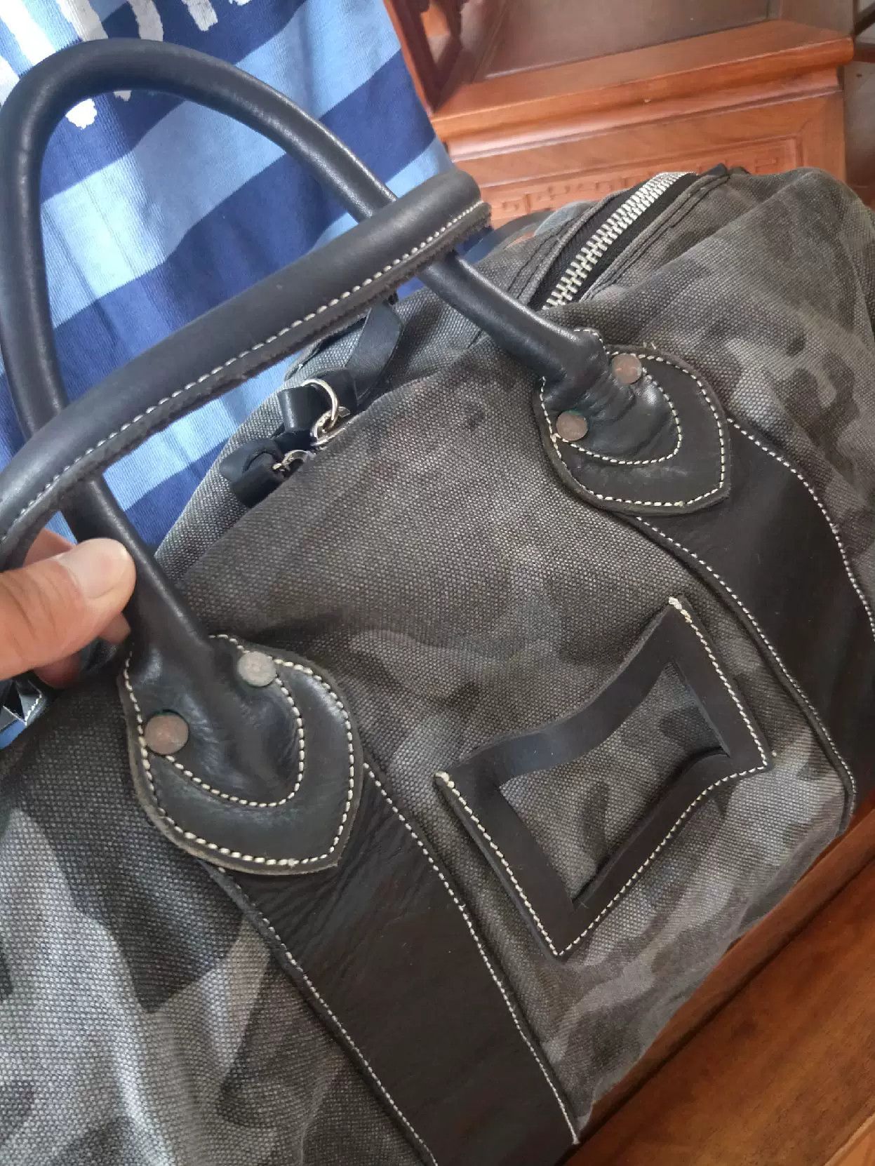 RRL Ralph Lauren RRL Ralph Lauren Camouflage Travel Bag Size ONE SIZE - 7 Thumbnail