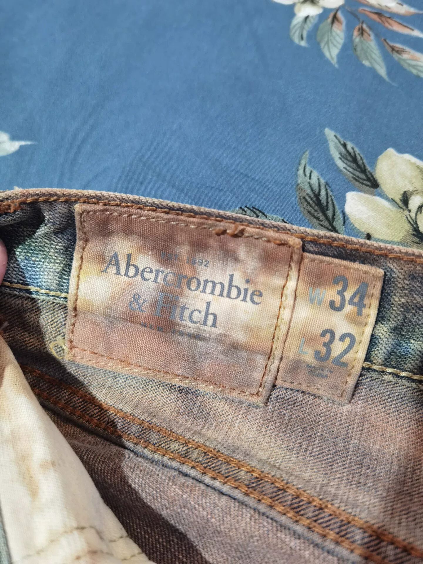 RRL Ralph Lauren Abercrombie Extreme Distressed Jeans Size US 30 / EU 46 - 10 Thumbnail