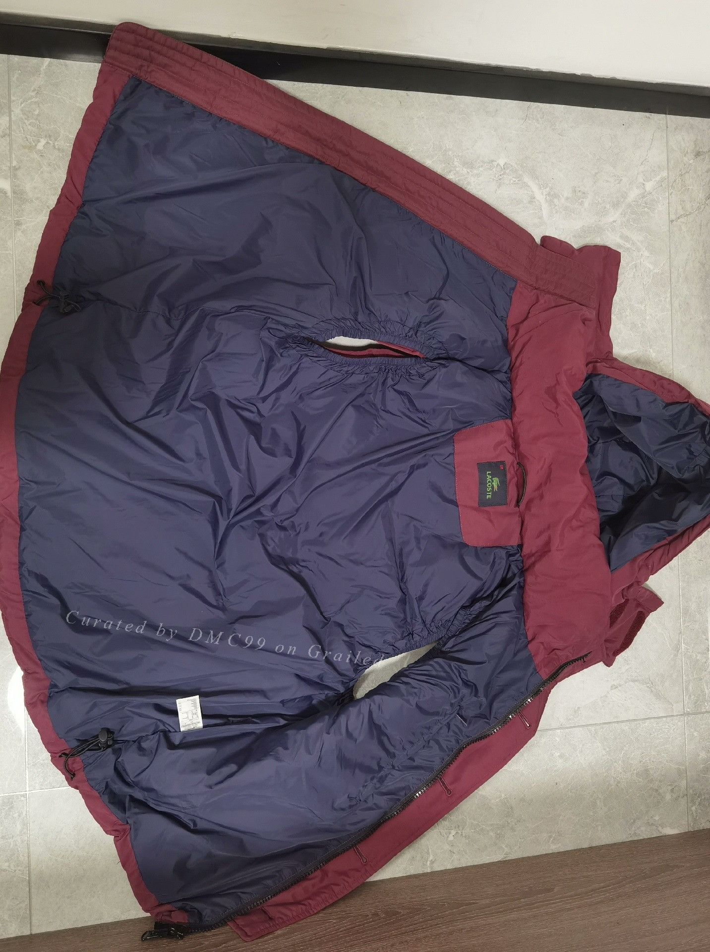Lacoste Lacoste Vintage Rust Red Hooded Vest Size US M / EU 48-50 / 2 - 9 Thumbnail