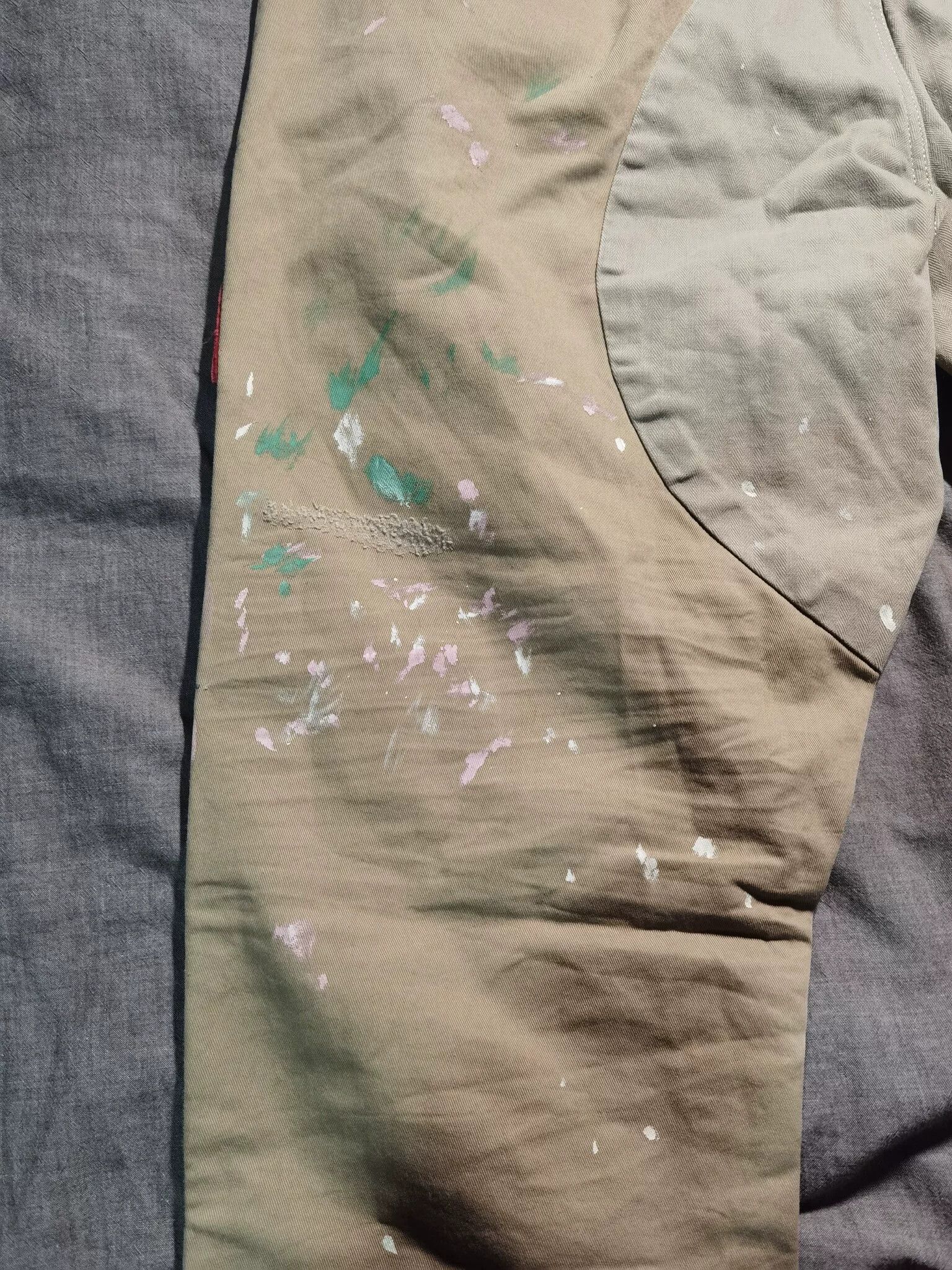 RRL Ralph Lauren Ralph Lauren Distressed Patch Sashiko Work Pants Size US 32 / EU 48 - 6 Thumbnail