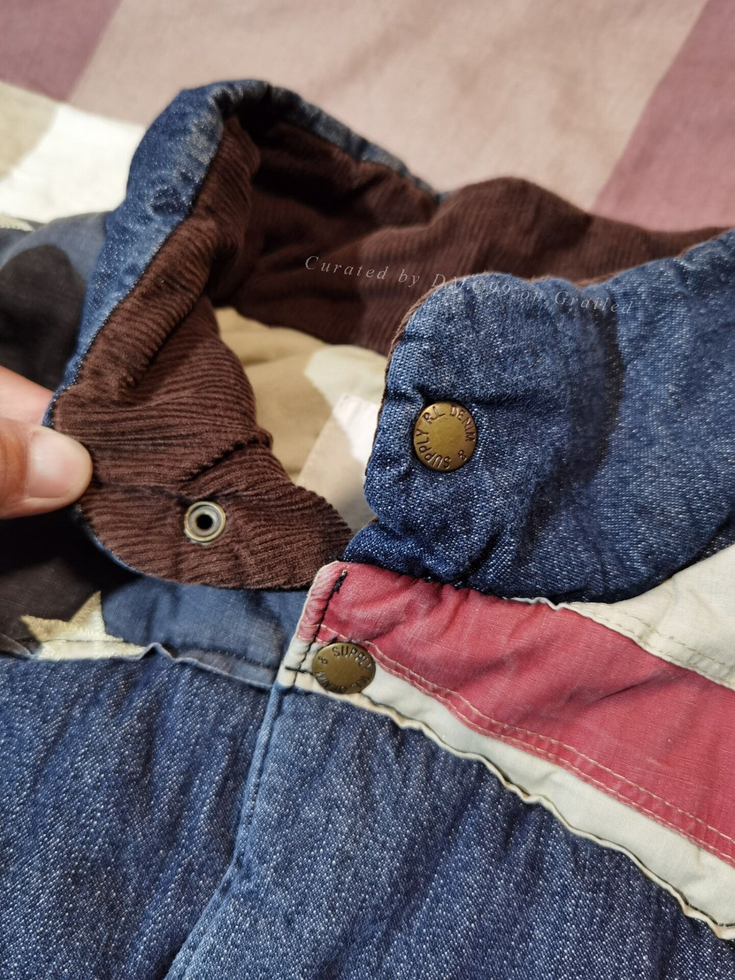 RRL Ralph Lauren RRL Ralph Lauren Denim Quilted Vest Size US M / EU 48-50 / 2 - 7 Thumbnail