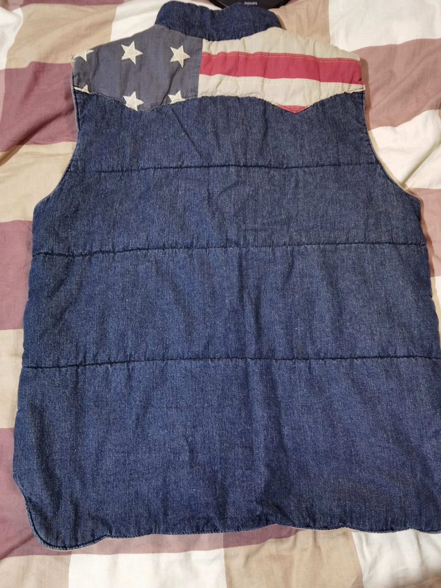 RRL Ralph Lauren RRL Ralph Lauren Denim Quilted Vest Size US M / EU 48-50 / 2 - 6 Thumbnail