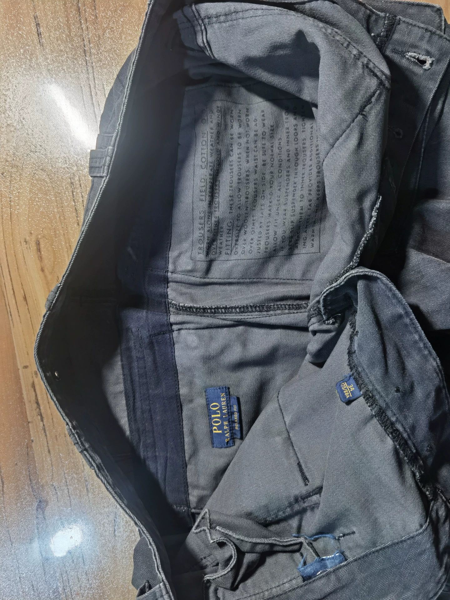 RRL Ralph Lauren RRL Ralph Lauren Vintage Distressed Blue Shorts Size US 30 / EU 46 - 8 Thumbnail