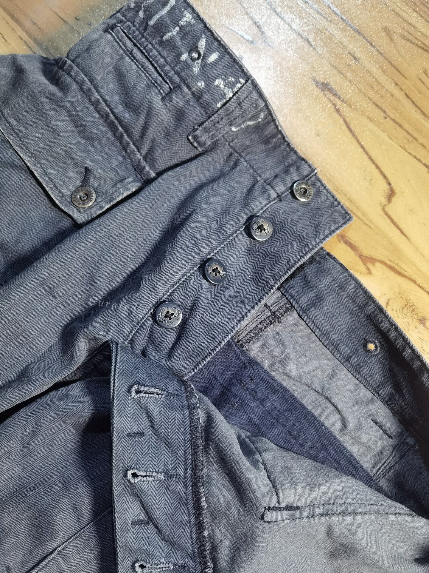 RRL Ralph Lauren RRL Ralph Lauren Vintage Distressed Blue Shorts Size US 30 / EU 46 - 4 Thumbnail