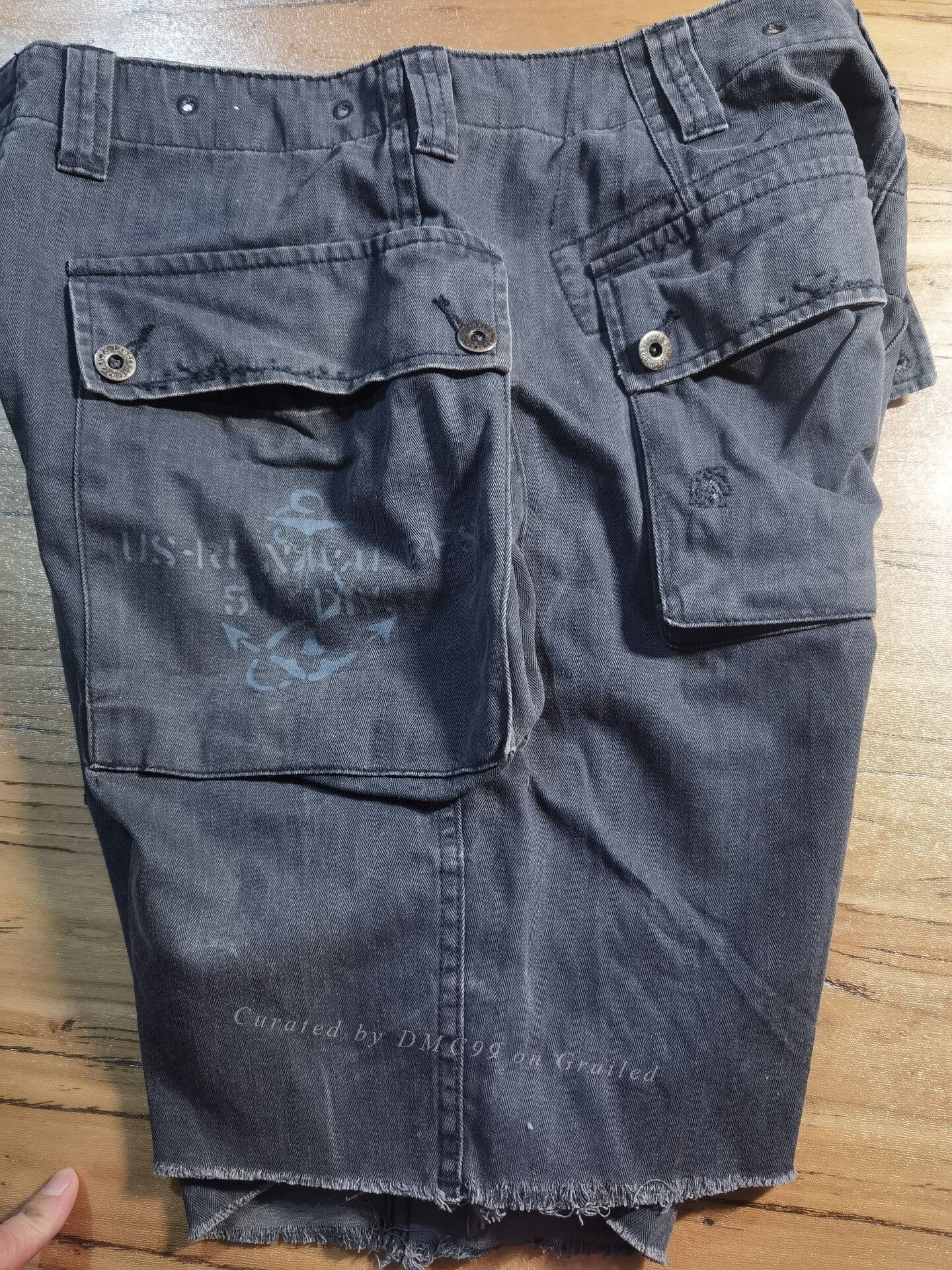 RRL Ralph Lauren RRL Ralph Lauren Vintage Distressed Blue Shorts Size US 30 / EU 46 - 6 Thumbnail