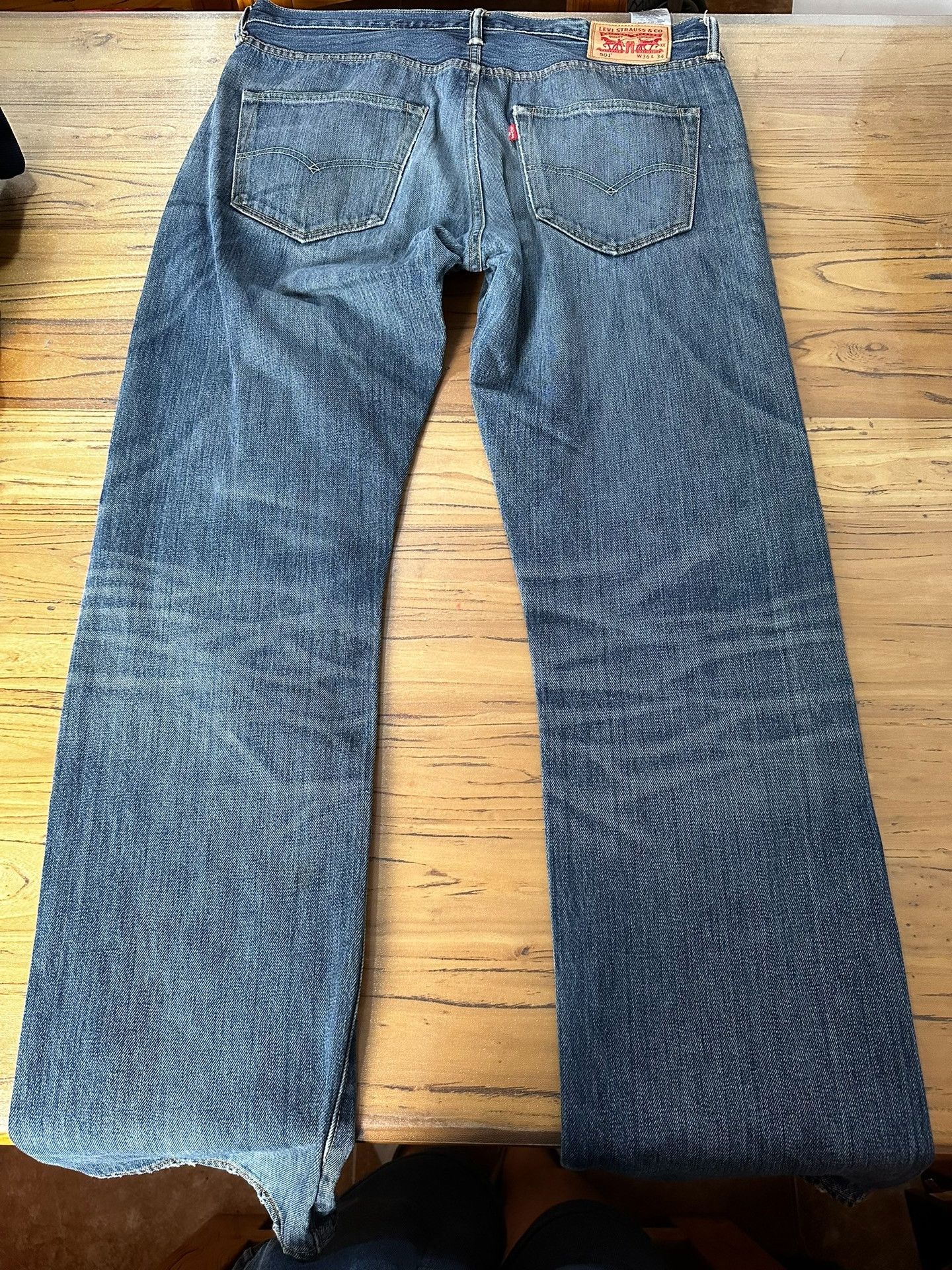 Levi's Levi's 501 Distressed Washed Jeans Size US 36 / EU 52 - 5 Thumbnail