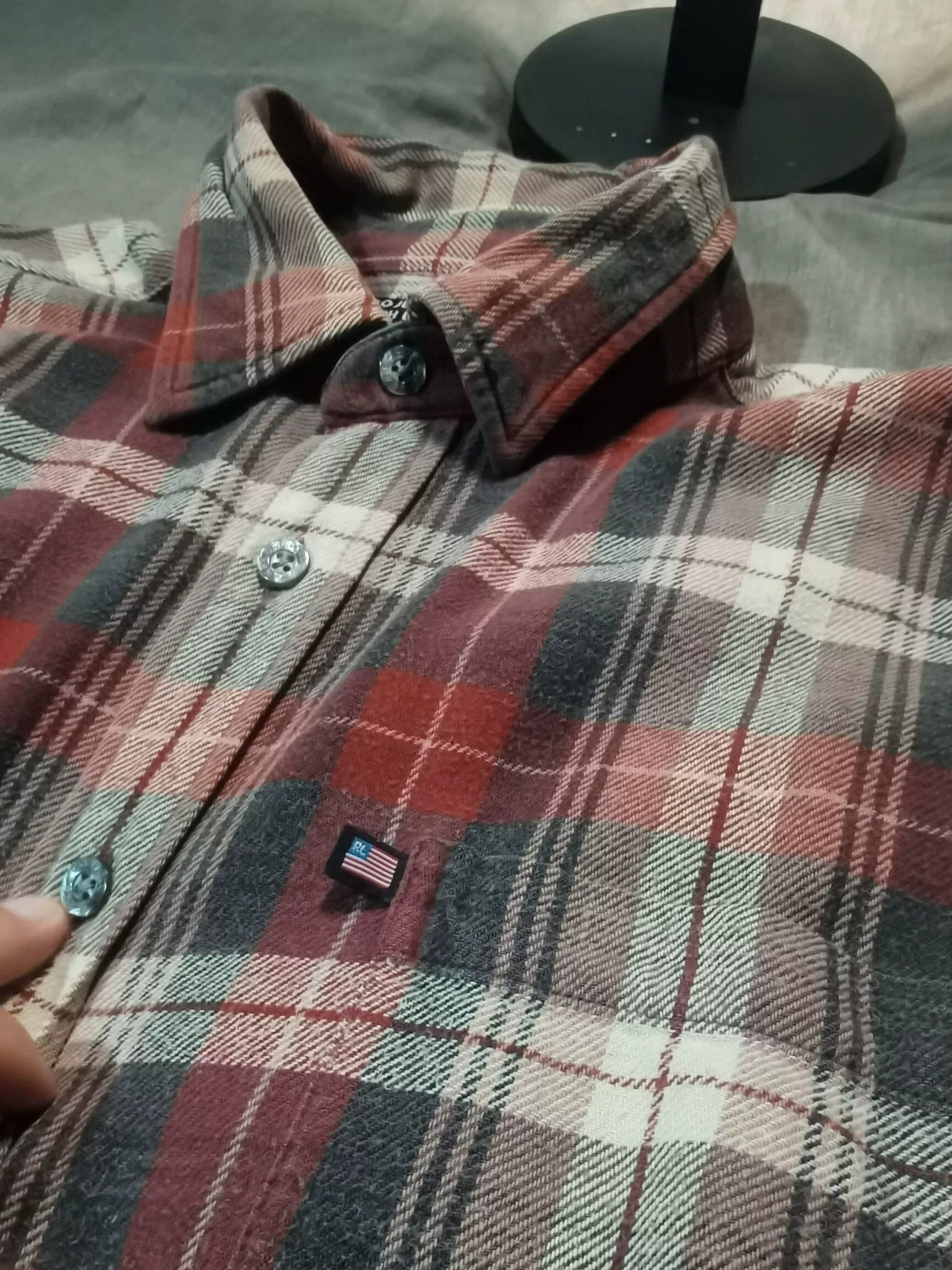 RRL Ralph Lauren RRL Ralph Lauren Western Plaid Shirt Size US M / EU 48-50 / 2 - 7 Thumbnail