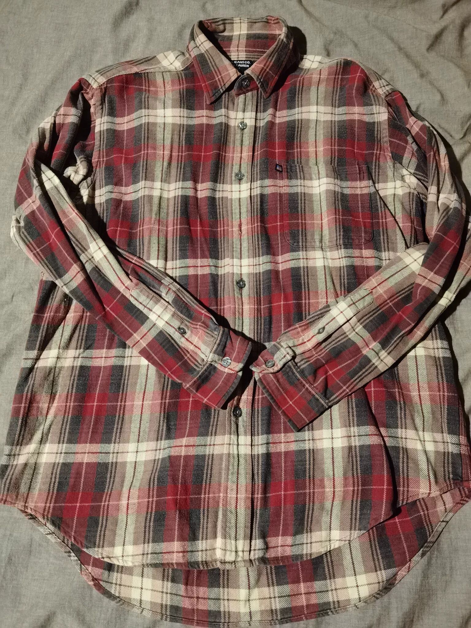 RRL Ralph Lauren RRL Ralph Lauren Western Plaid Shirt Size US M / EU 48-50 / 2 - 2 Thumbnail