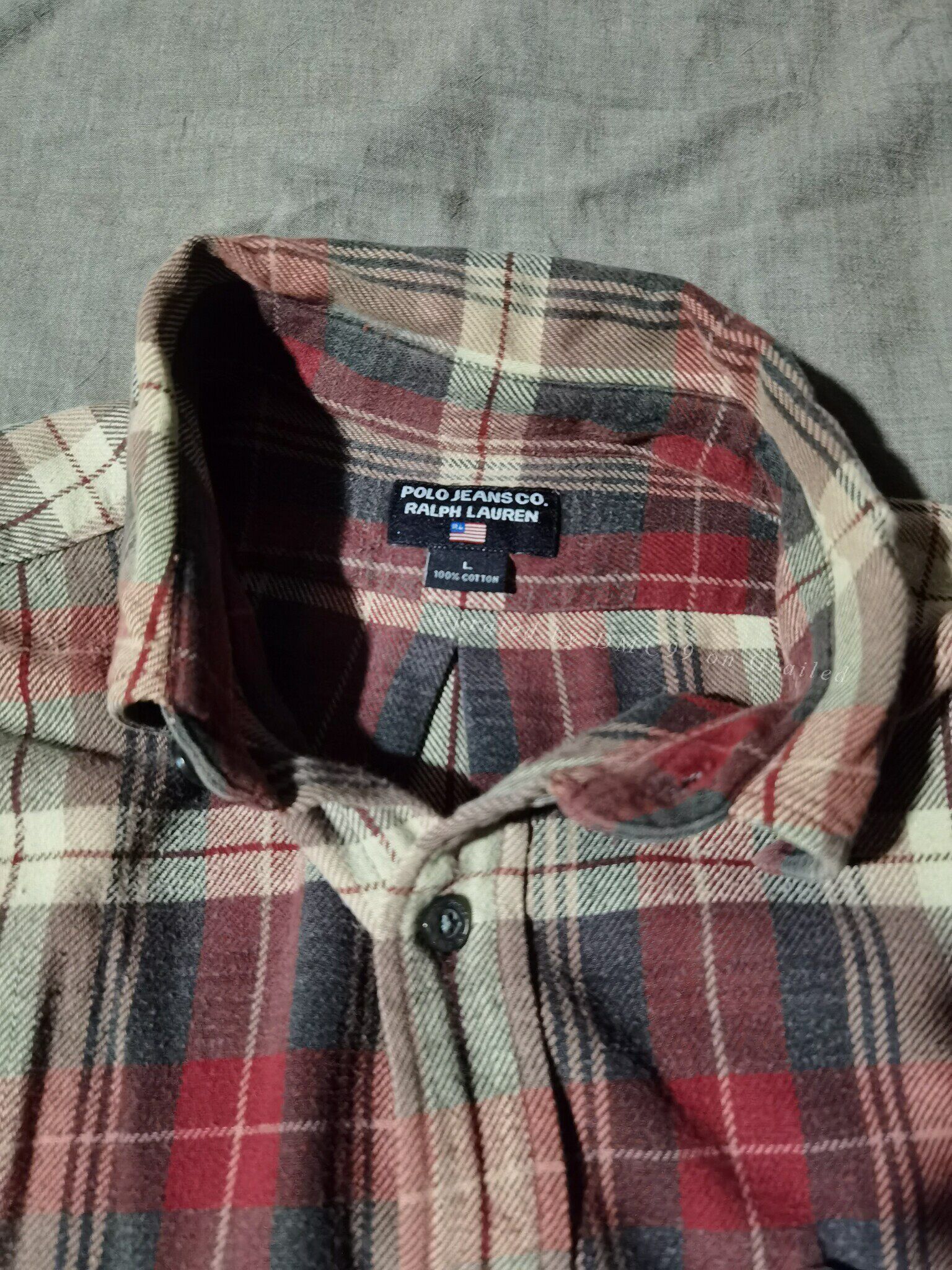 RRL Ralph Lauren RRL Ralph Lauren Western Plaid Shirt Size US M / EU 48-50 / 2 - 4 Thumbnail