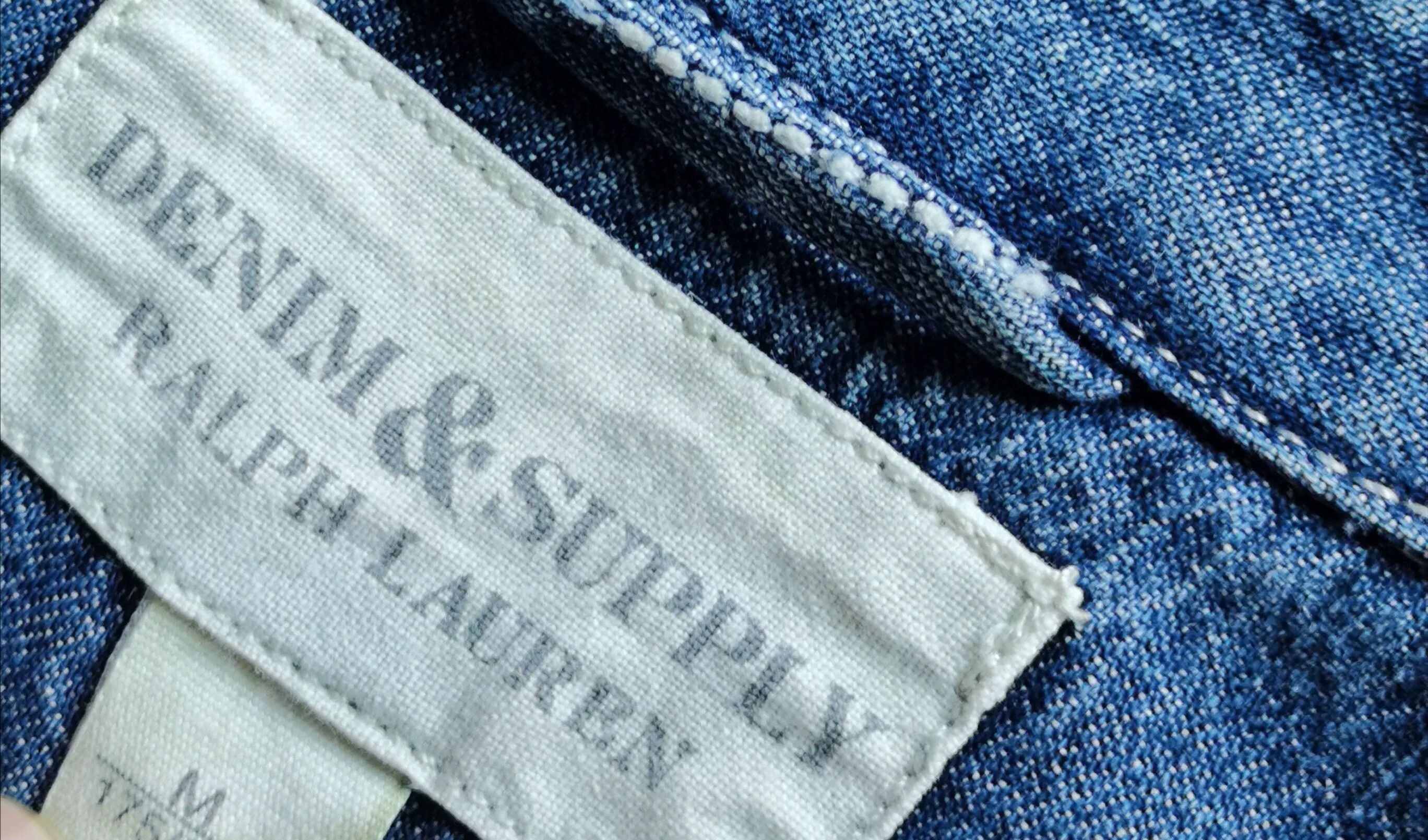 RRL Ralph Lauren Ralph Lauren RRL Distressed Denim Shirt Jacket Size US M / EU 48-50 / 2 - 7 Thumbnail