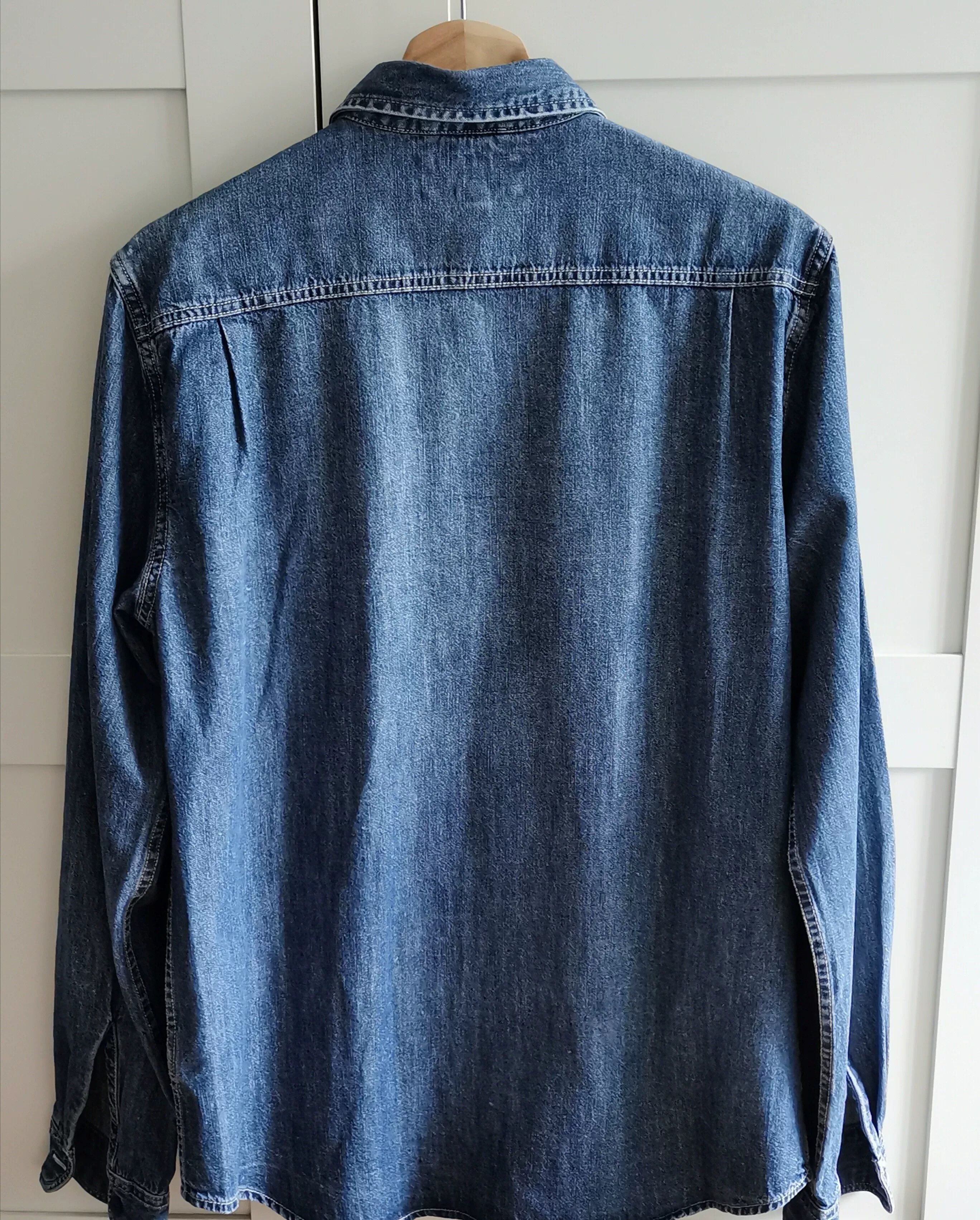 RRL Ralph Lauren Ralph Lauren RRL Distressed Denim Shirt Jacket Size US M / EU 48-50 / 2 - 5 Thumbnail