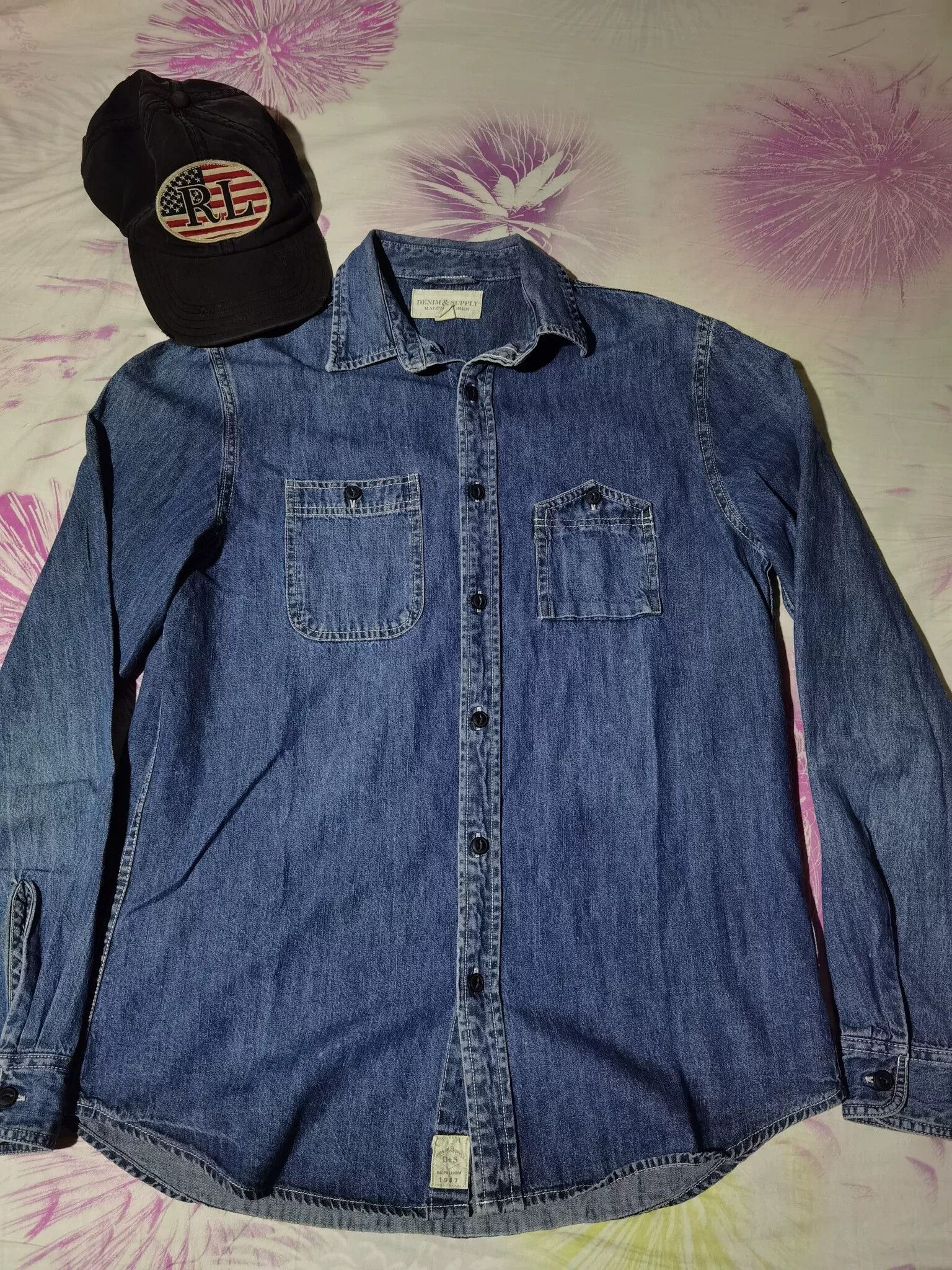 RRL Ralph Lauren Ralph Lauren RRL Distressed Denim Shirt Jacket Size US M / EU 48-50 / 2 - 2 Thumbnail