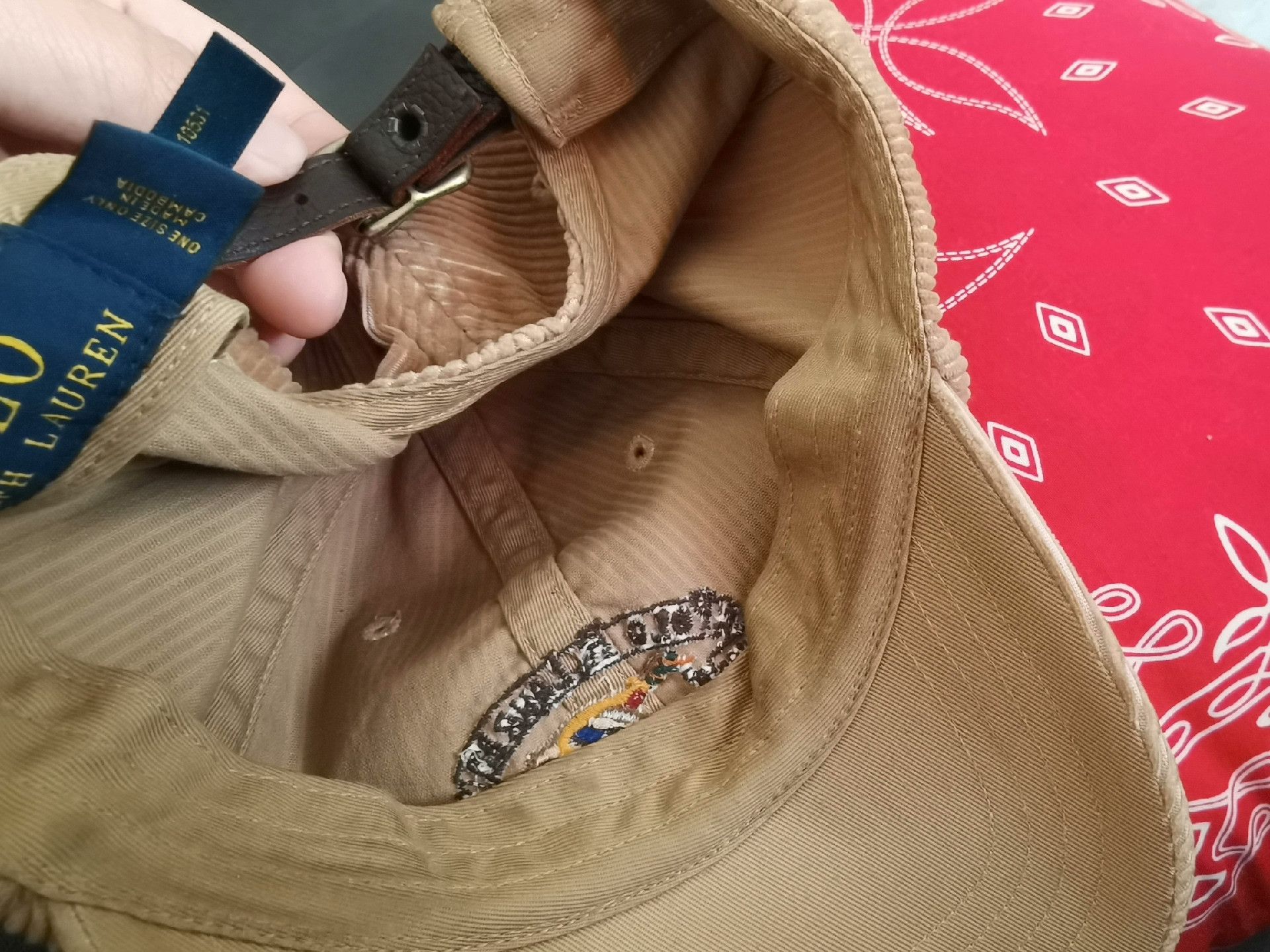 RRL Ralph Lauren Ralph Lauren Duck Corduroy Cap Size ONE SIZE - 9 Thumbnail