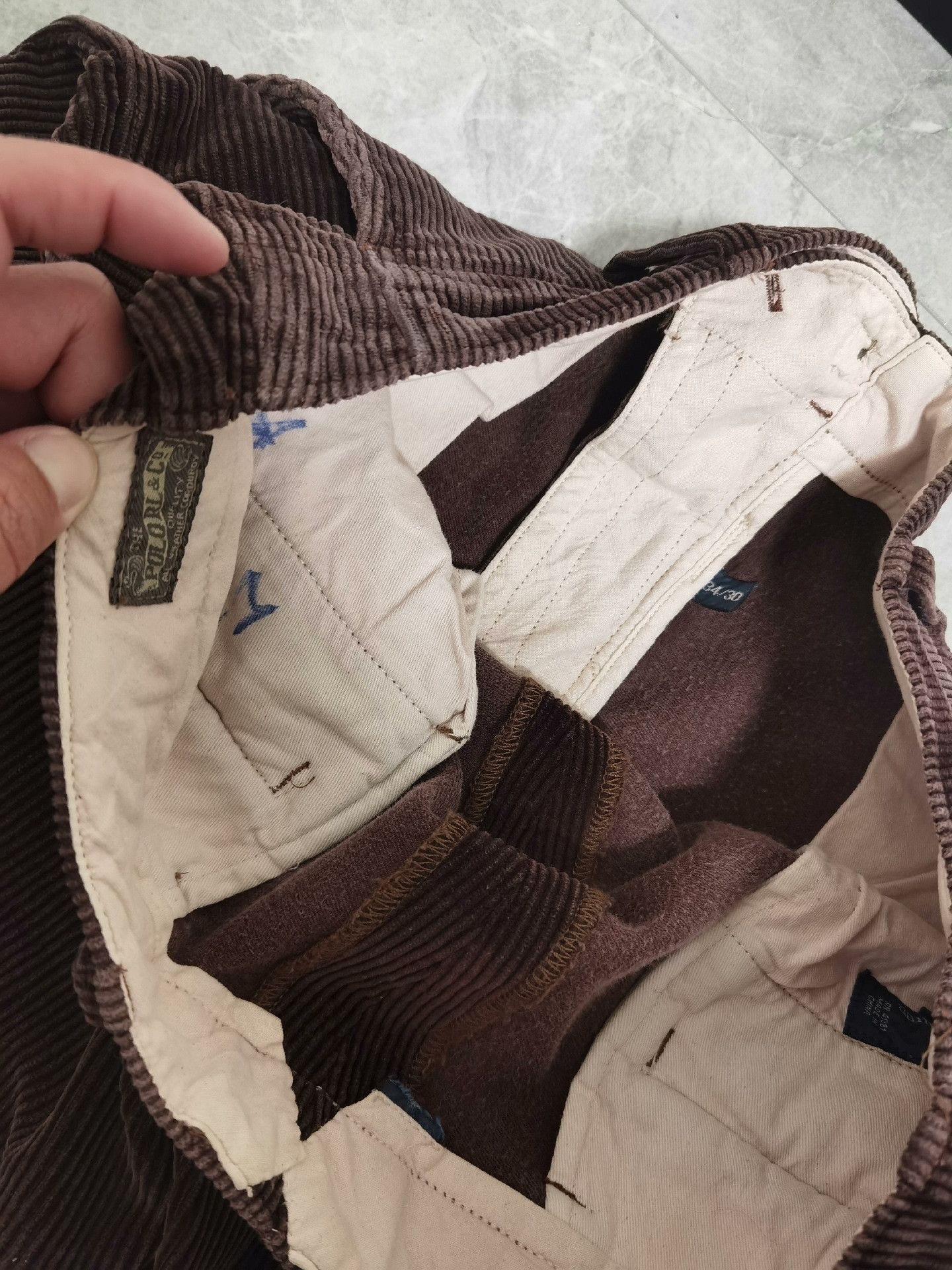 RRL Ralph Lauren RRL Corduroy Hunting Work Trousers Size US 30 / EU 46 - 9 Thumbnail