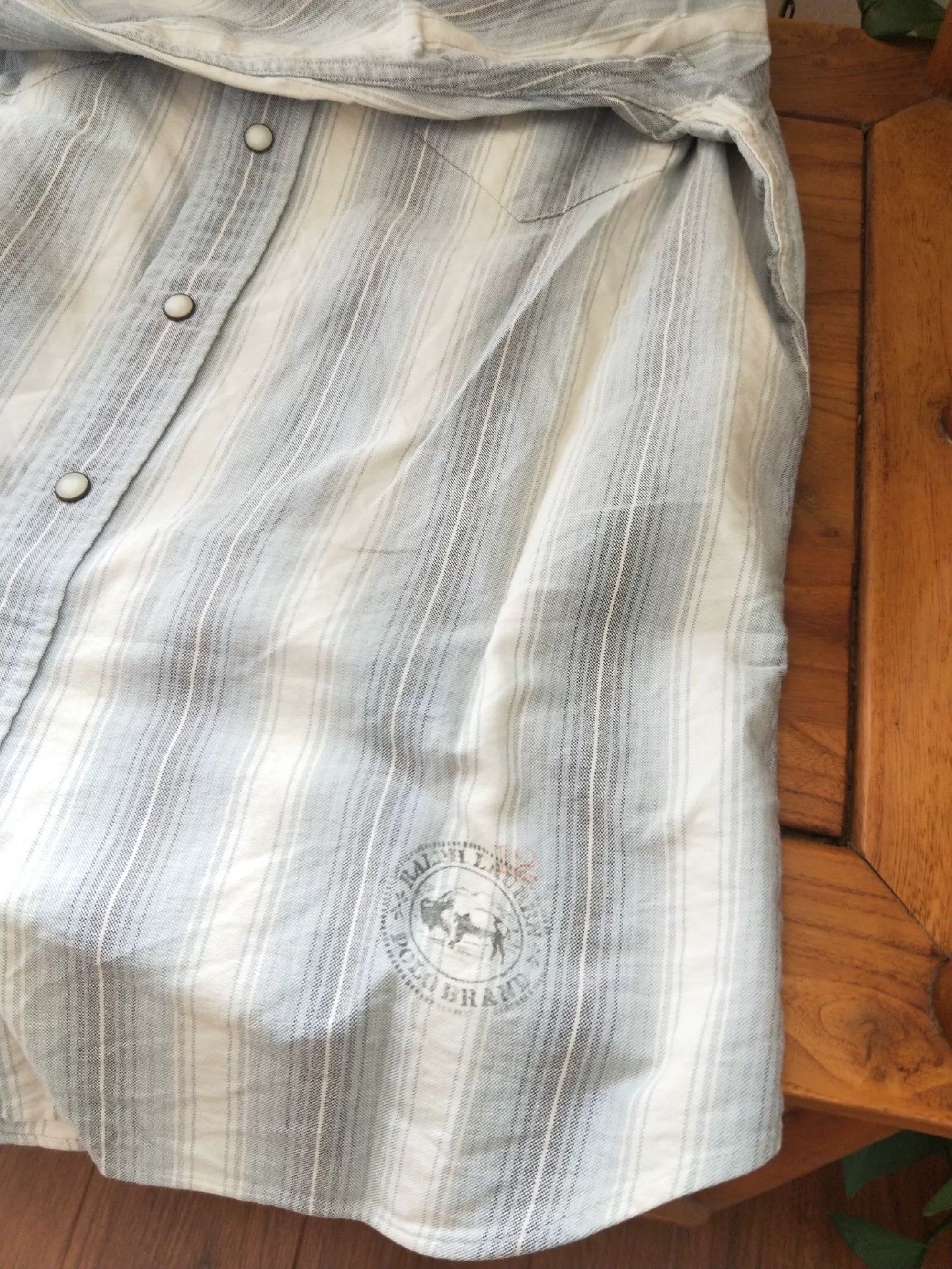 RRL Ralph Lauren RRL Vintage Western Striped Shirt Size US M / EU 48-50 / 2 - 6 Thumbnail