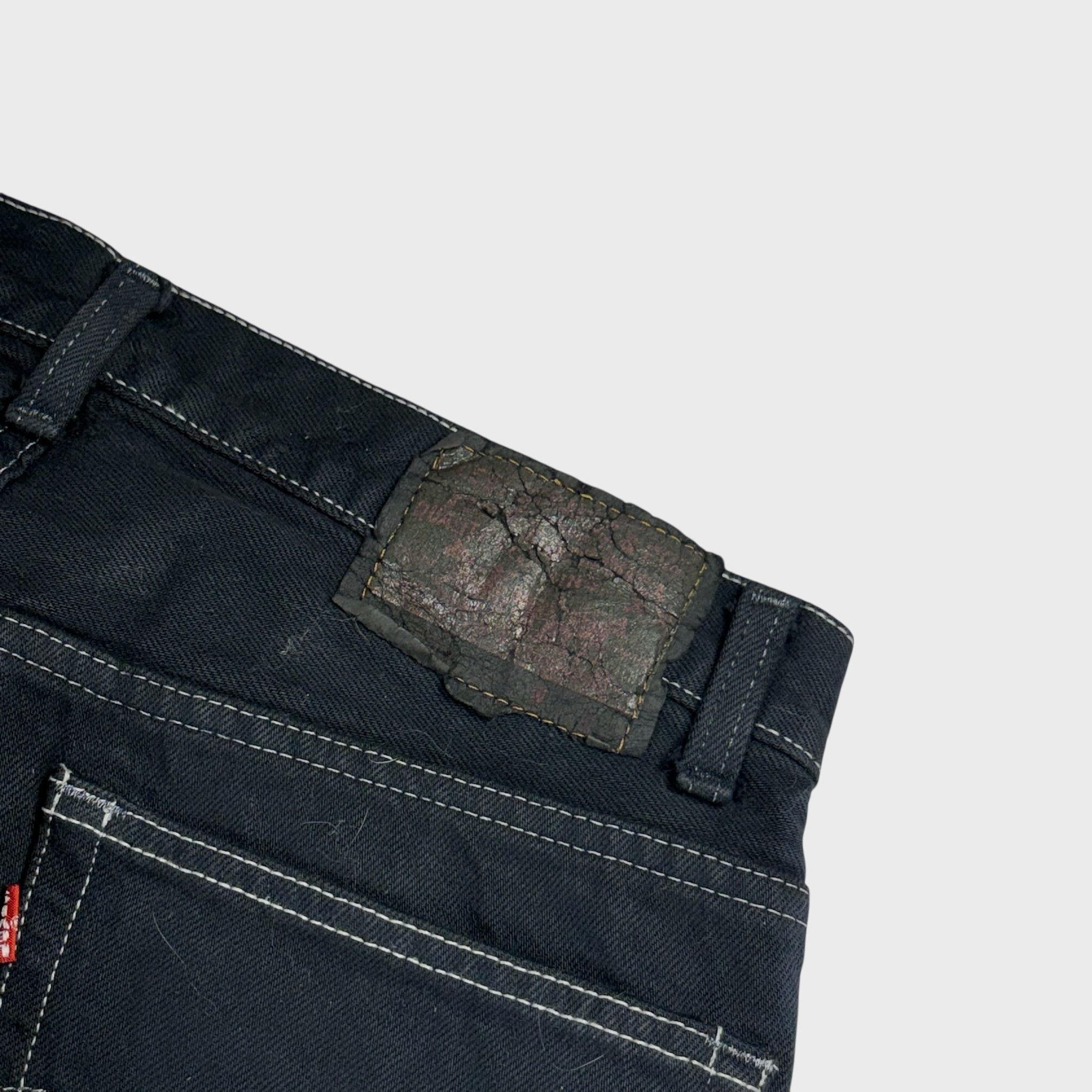 Levi's Levi's 501XX Black Denim Pants 00s USA Size W30xL30 Size US 30 / EU 46 - 4 Thumbnail
