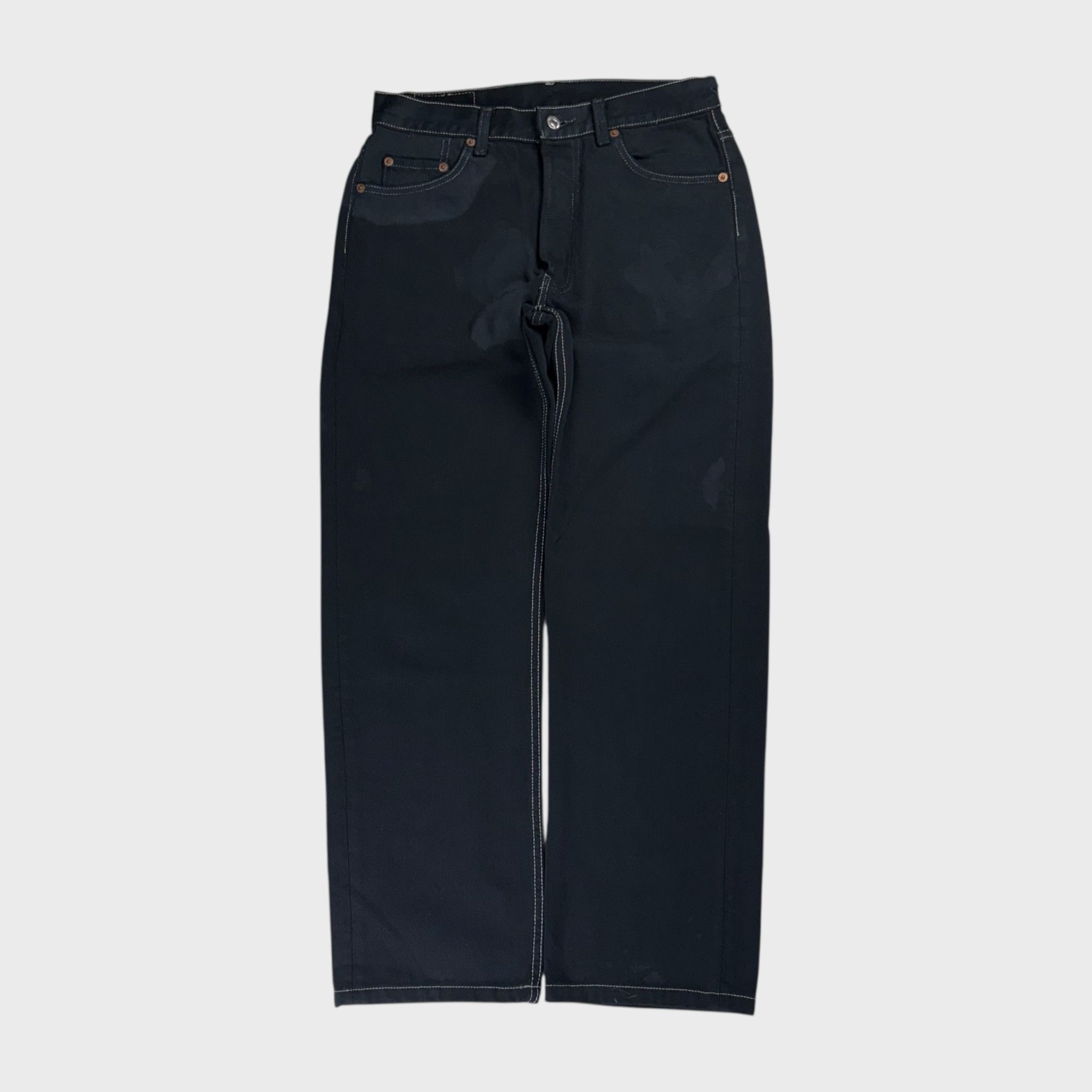 Levi's Levi's 501XX Black Denim Pants 00s USA Size W30xL30 Size US 30 / EU 46 - 2 Thumbnail