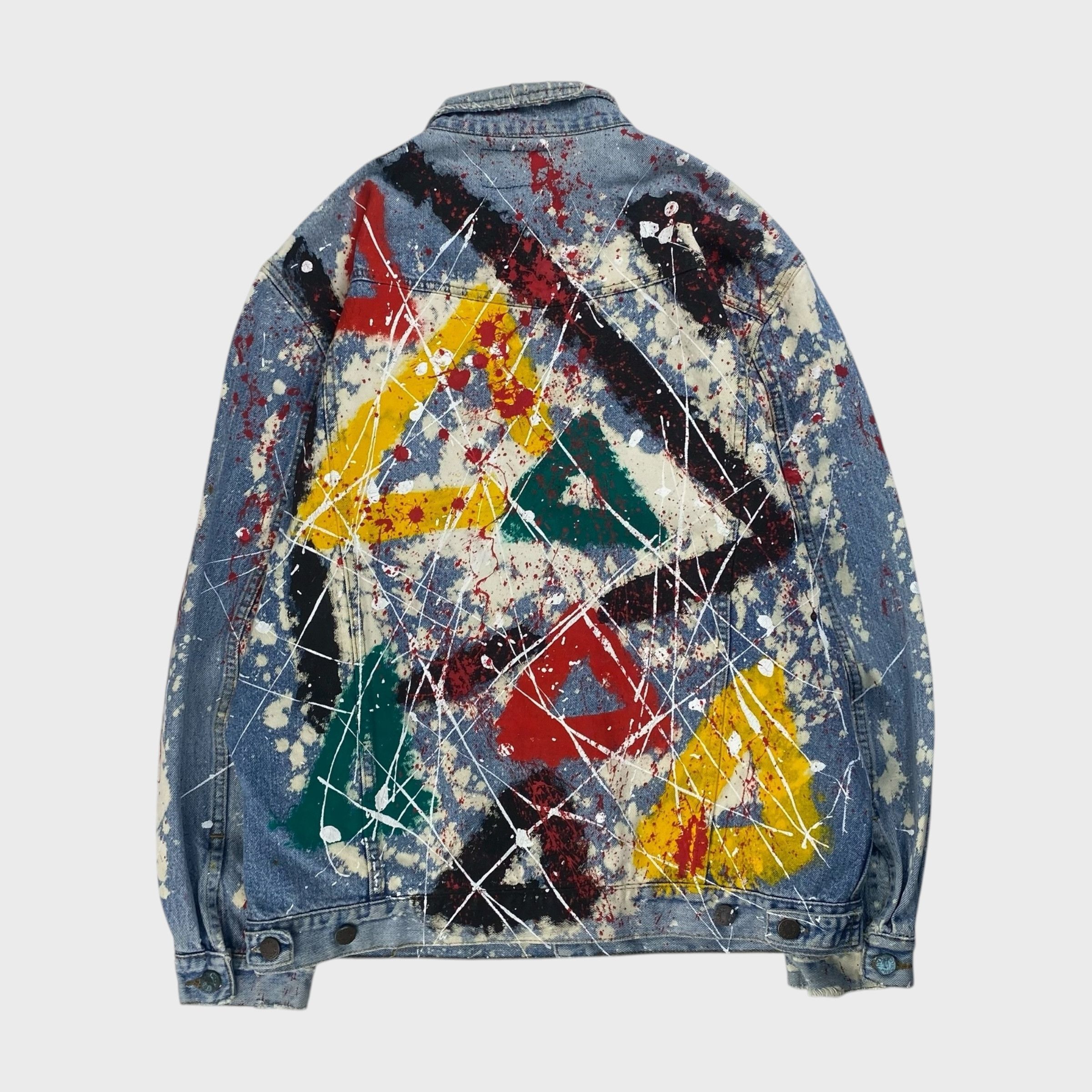 Vintage unknown Denim Jacket Size L Size US L / EU 52-54 / 3 - 2 Thumbnail