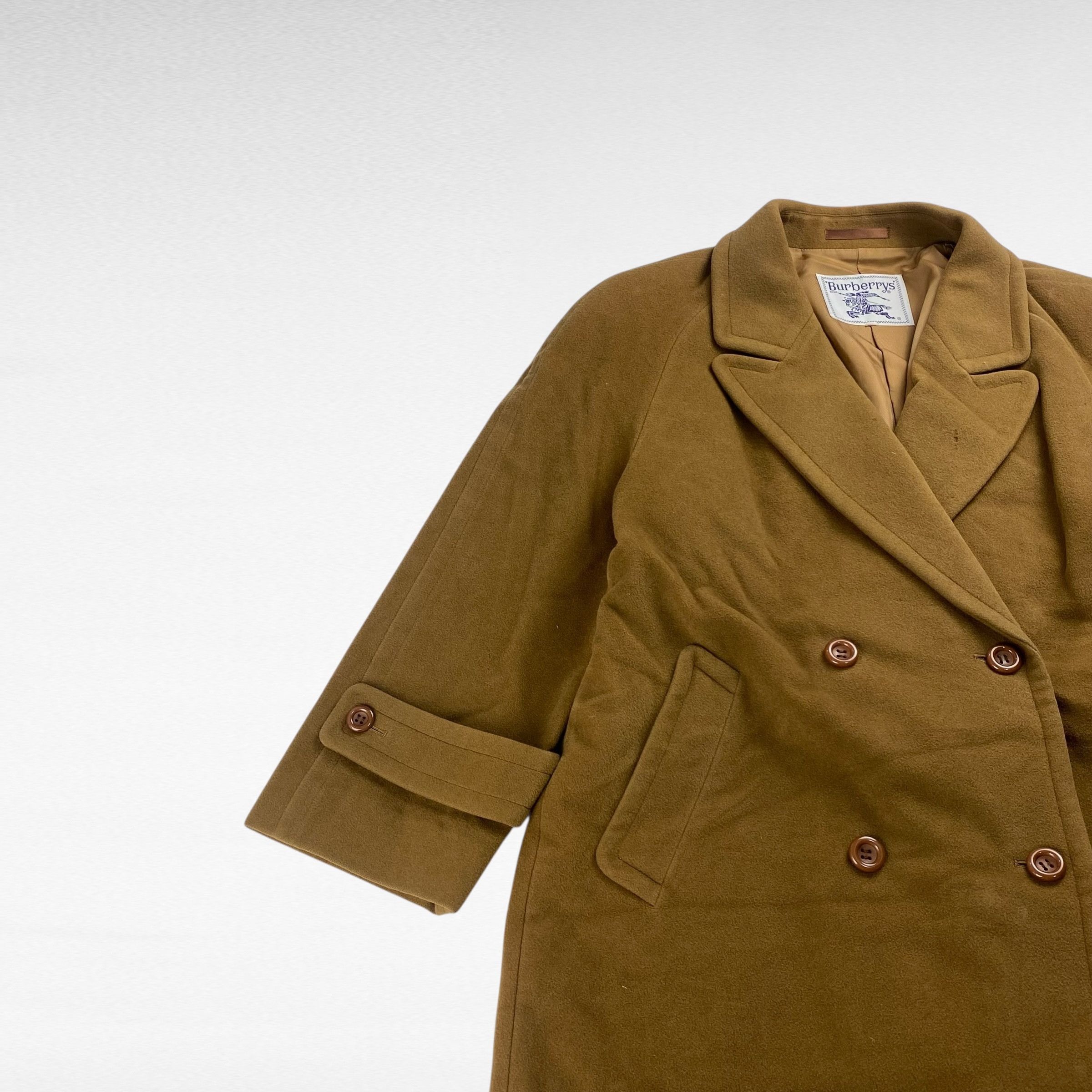 Vintage Burberrys' 90s Wool Coat Size L Size US L / EU 52-54 / 3 - 3 Thumbnail