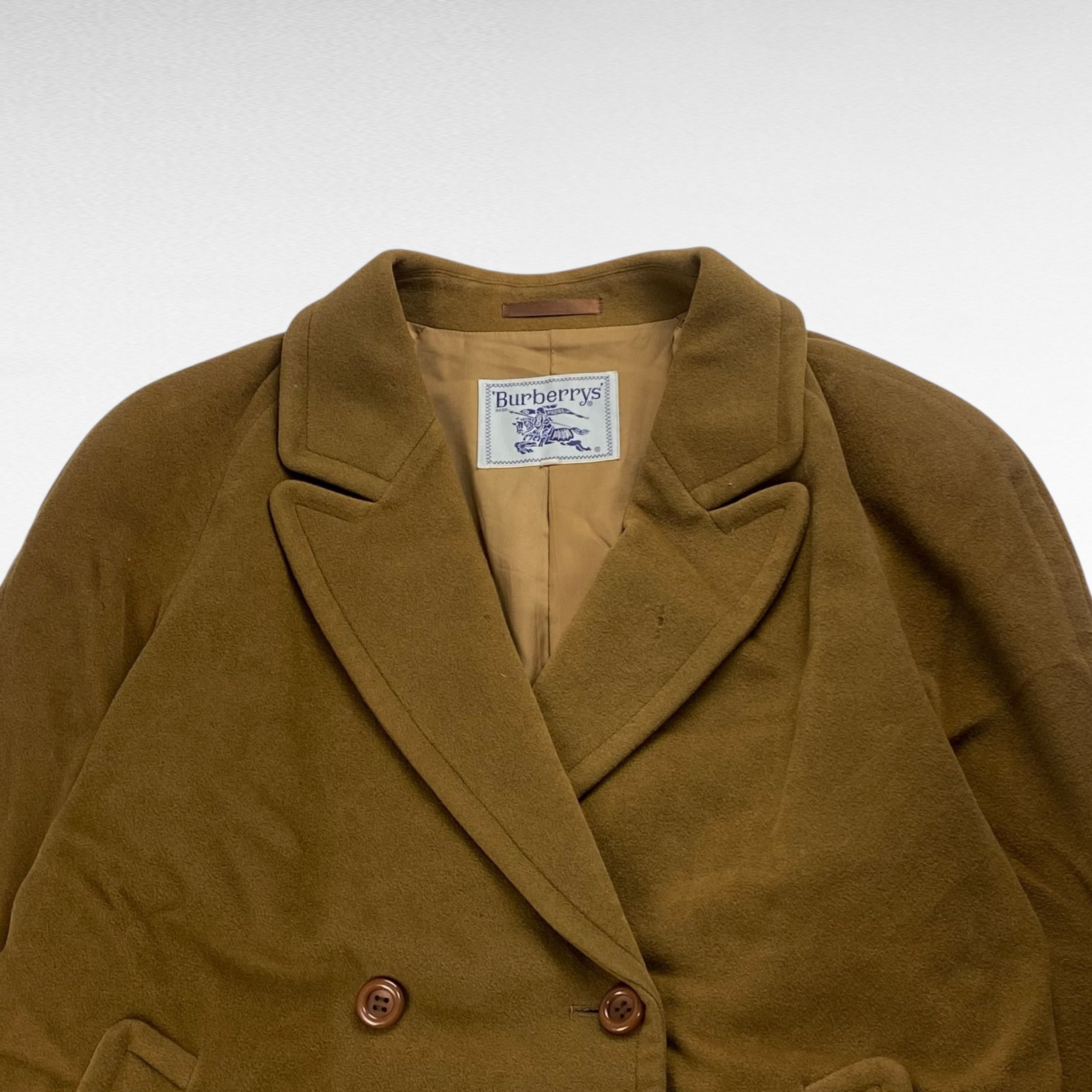 Vintage Burberrys' 90s Wool Coat Size L Size US L / EU 52-54 / 3 - 5 Thumbnail