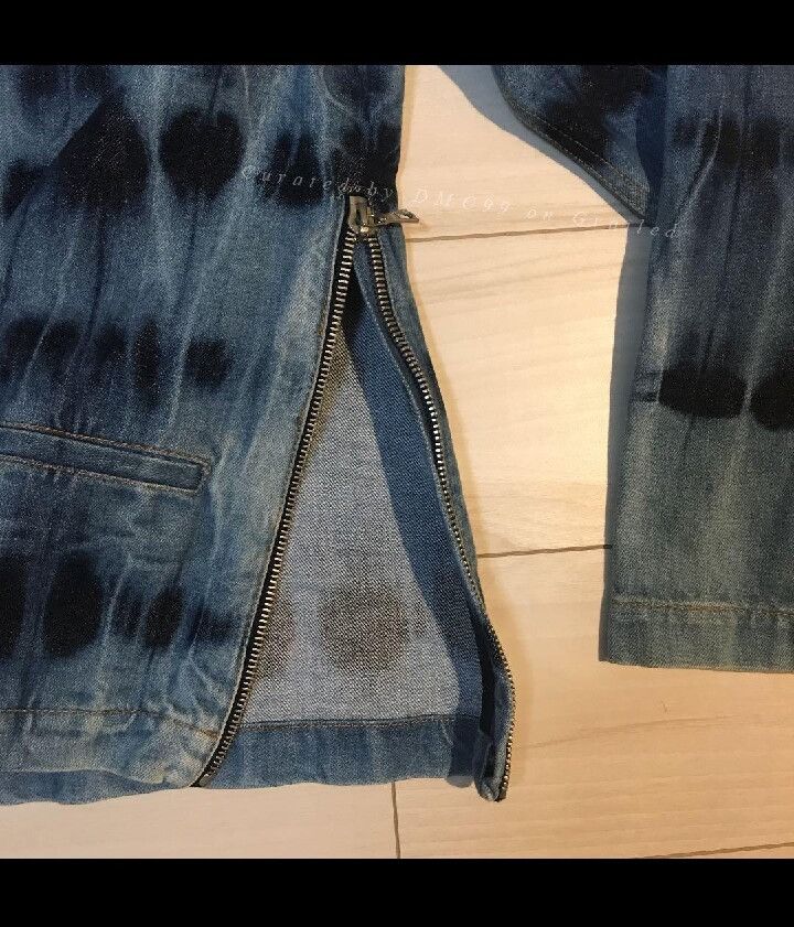 Dries Van Noten Dries Van Noten 14AW Denim Tie-Dye Jacket Size US S / EU 44-46 / 1 - 5 Thumbnail