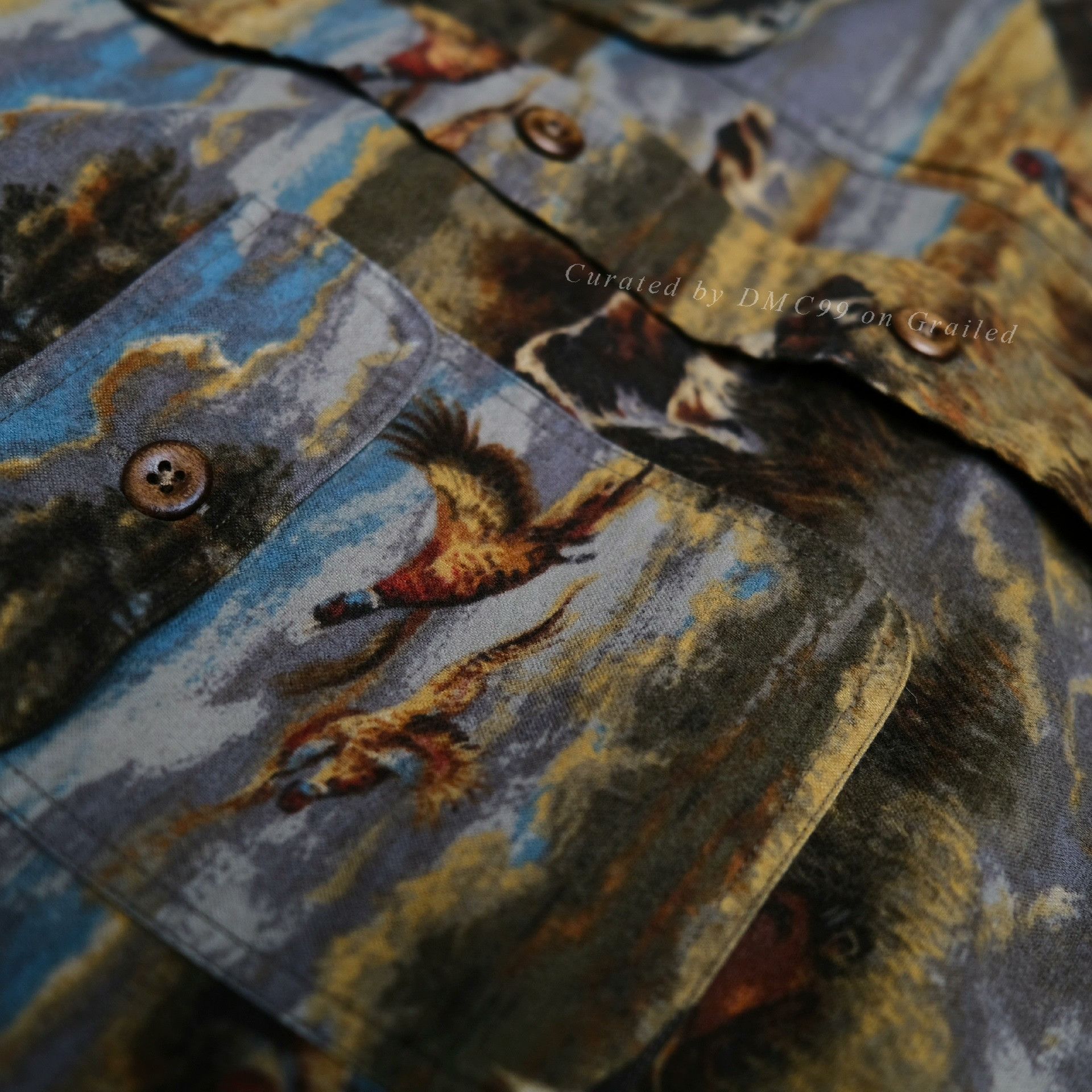 RRL Ralph Lauren RRL Vintage Duck Hunting Work Shirt Size US S / EU 44-46 / 1 - 6 Thumbnail