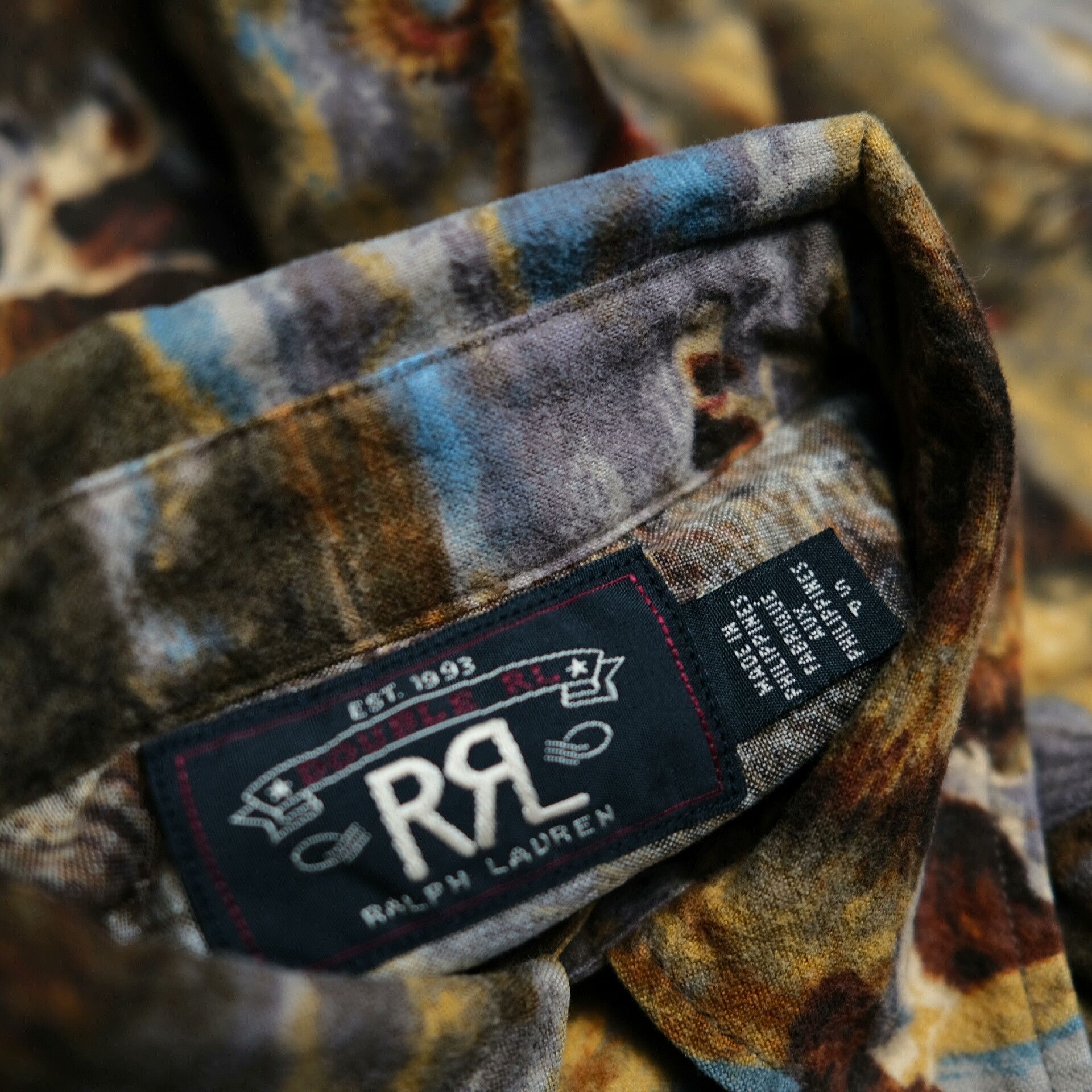 RRL Ralph Lauren RRL Vintage Duck Hunting Work Shirt Size US S / EU 44-46 / 1 - 7 Thumbnail