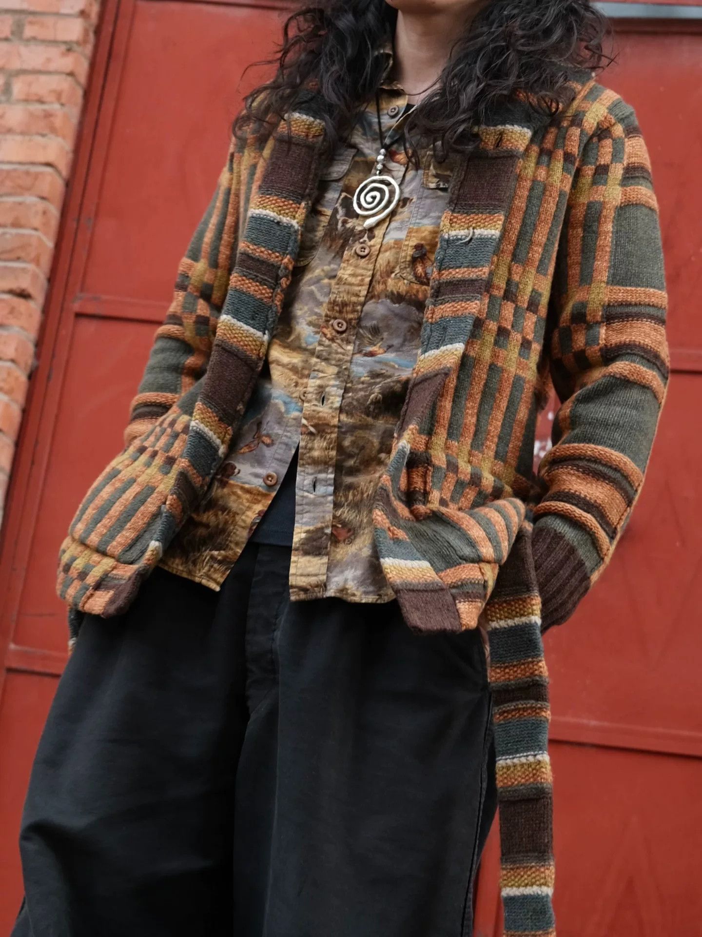 RRL Ralph Lauren RRL Shawl Collar Navajo Wool Cardigan Size US S / EU 44-46 / 1 - 6 Thumbnail