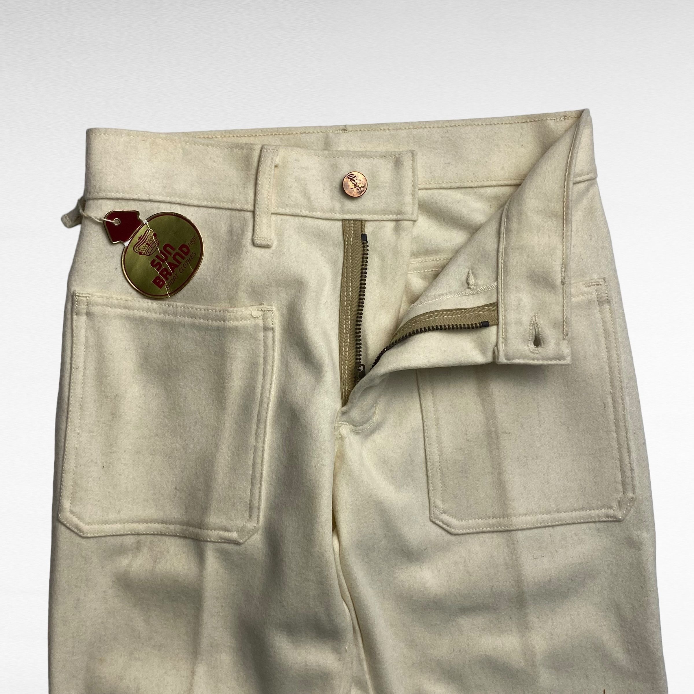Wrangler Wrangler 60s Deadstock Wool Flannel Flare Pants Size W28×L34 Size US 28 / EU 44 - 4 Thumbnail