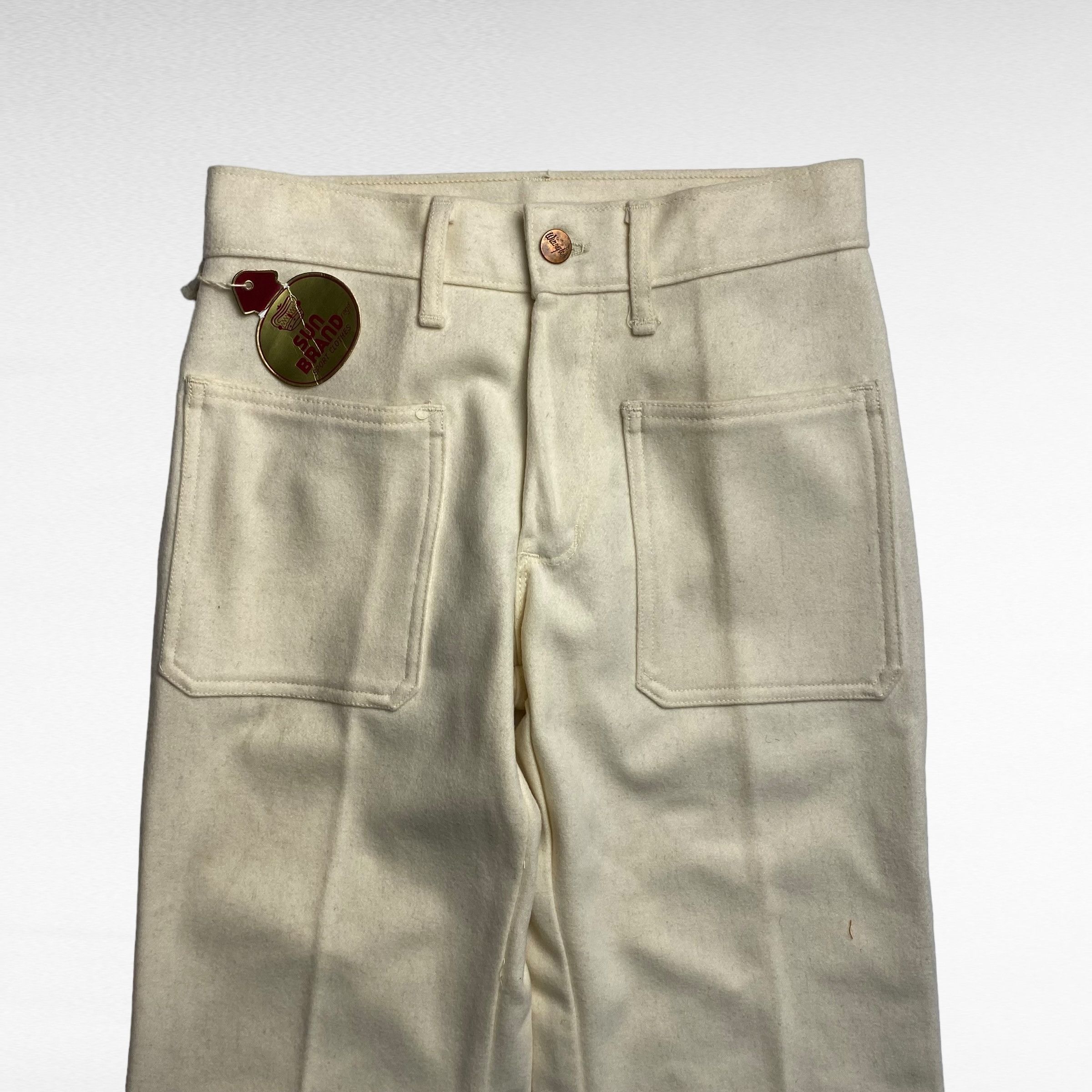 Wrangler Wrangler 60s Deadstock Wool Flannel Flare Pants Size W28×L34 Size US 28 / EU 44 - 3 Thumbnail