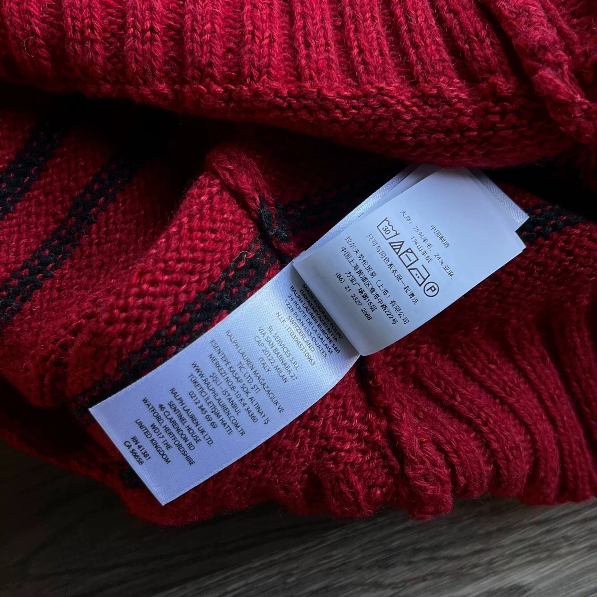 RRL Ralph Lauren PRL x Naiomi Navajo Cross Red Sweater Size US L / EU 52-54 / 3 - 8 Thumbnail