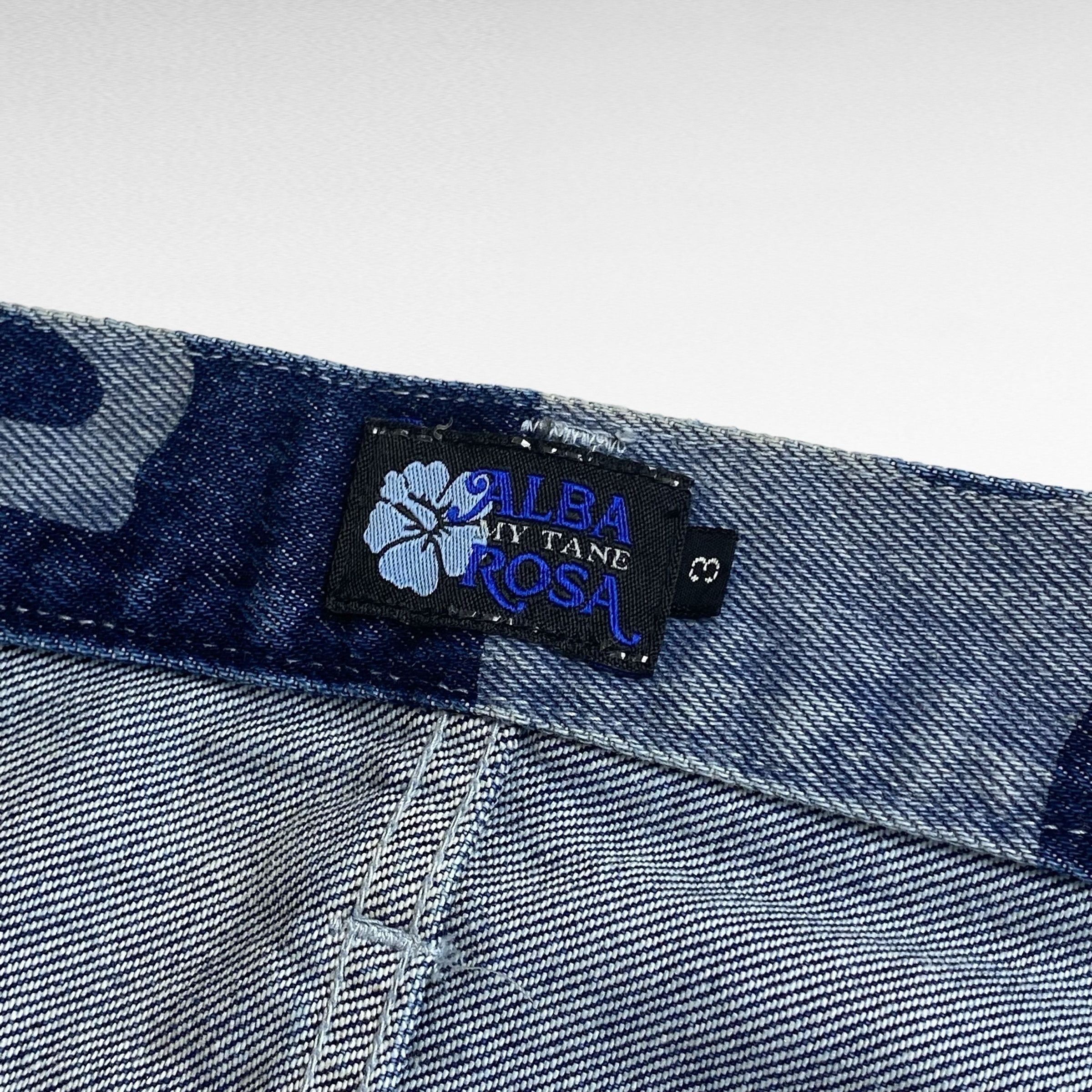 Vintage ALBA ROSA 90s Y2K All-Over Pattern Denim Pants Size 32 Size US 32 / EU 48 - 5 Thumbnail