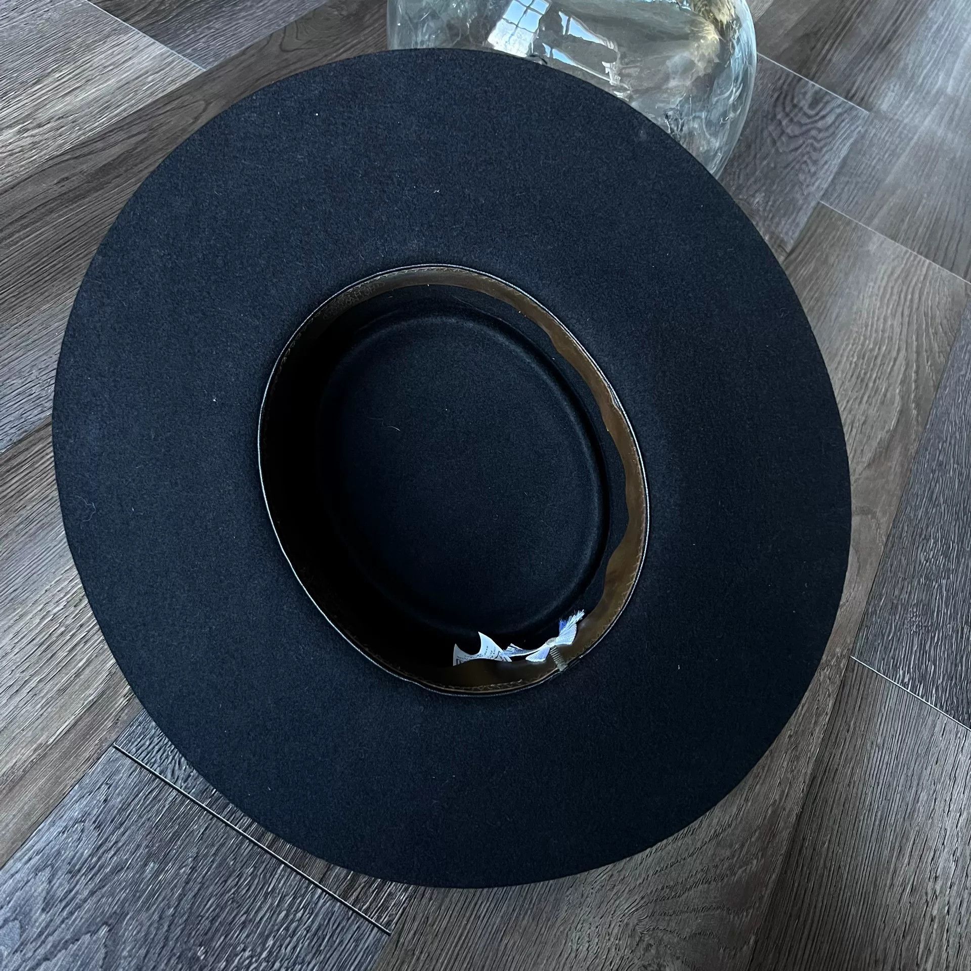 THE H.W.DOG&CO. H.W.DOG Rabbit Fur Flat Top Hat Size ONE SIZE - 8 Thumbnail