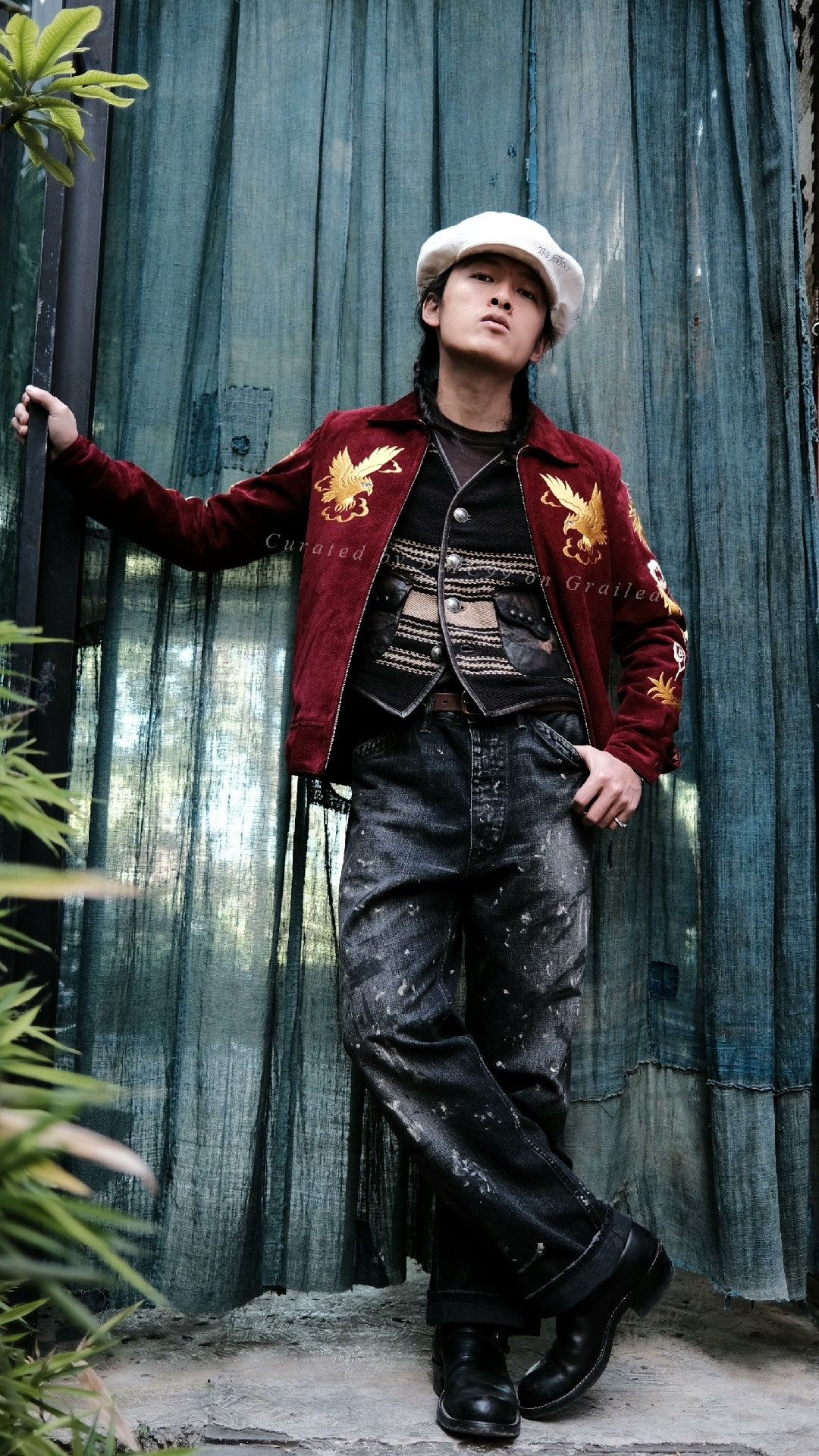 Kapital RRL Women's Navajo Blanket Leather Jacket Size M / US 6-8 / IT 42-44 - 3 Thumbnail