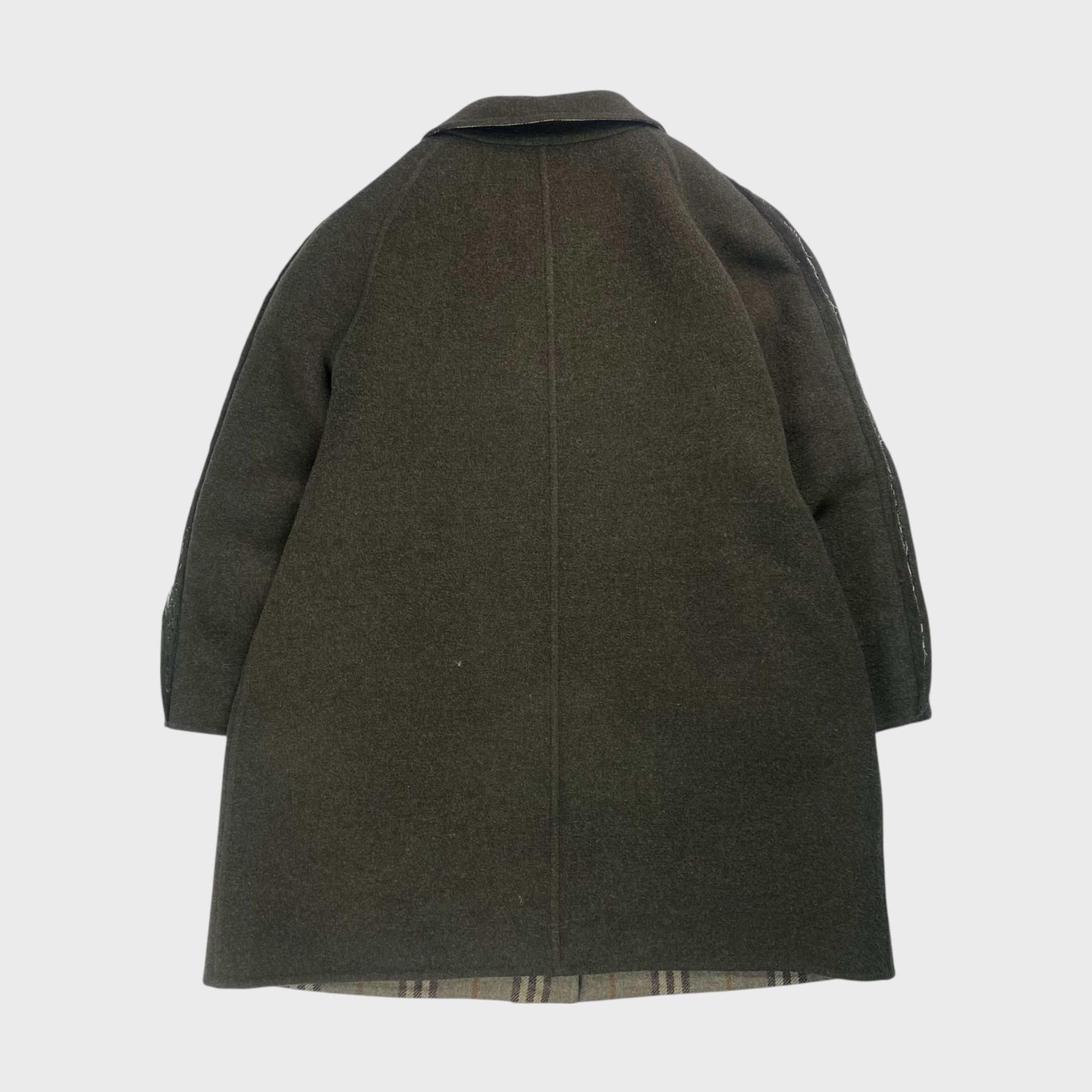 Vintage Burberrys' 90s Reversible Wool Short Coat Nova Check Size M Size US M / EU 48-50 / 2 - 4 Thumbnail