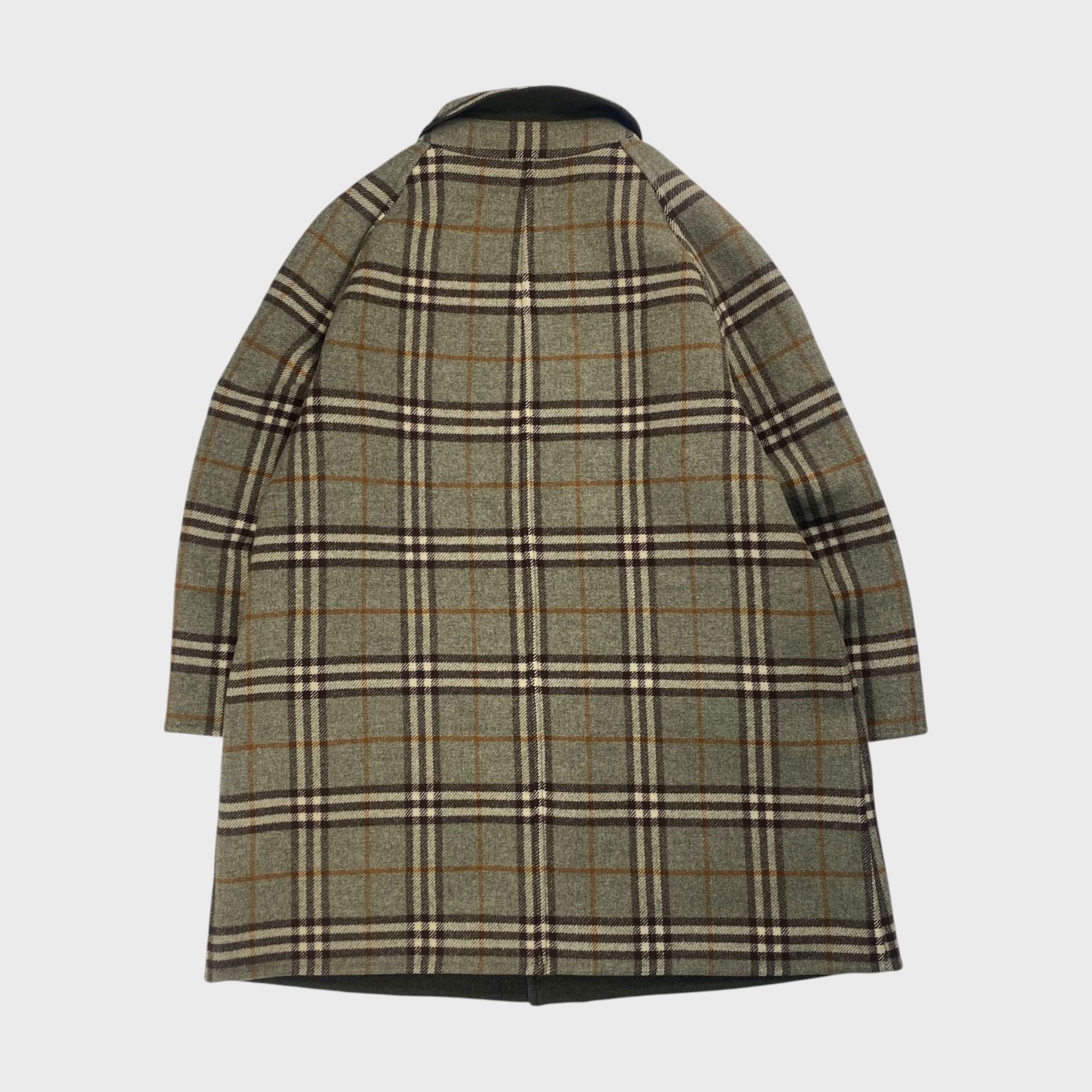 Vintage Burberrys' 90s Reversible Wool Short Coat Nova Check Size M Size US M / EU 48-50 / 2 - 2 Thumbnail