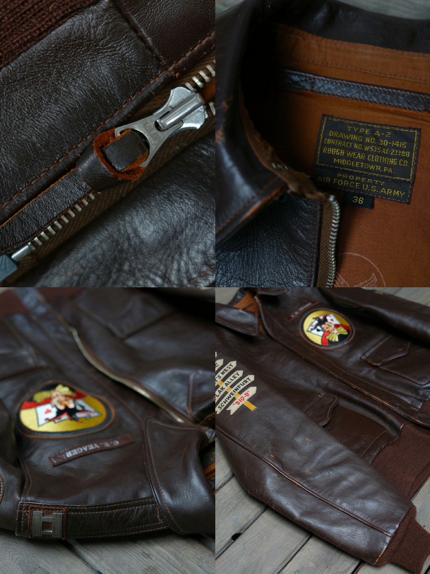 The Real McCoy's Real McCoy Horsehide A2 Flight Jacket Size US M / EU 48-50 / 2 - 8 Thumbnail