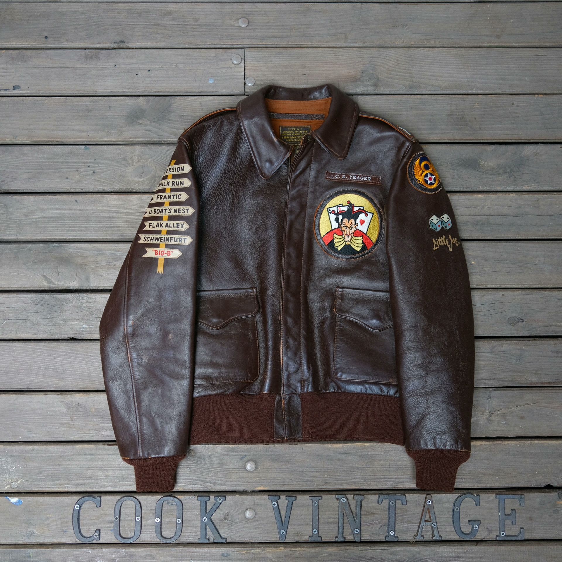 The Real McCoy's Real McCoy Horsehide A2 Flight Jacket Size US M / EU 48-50 / 2 - 3 Thumbnail