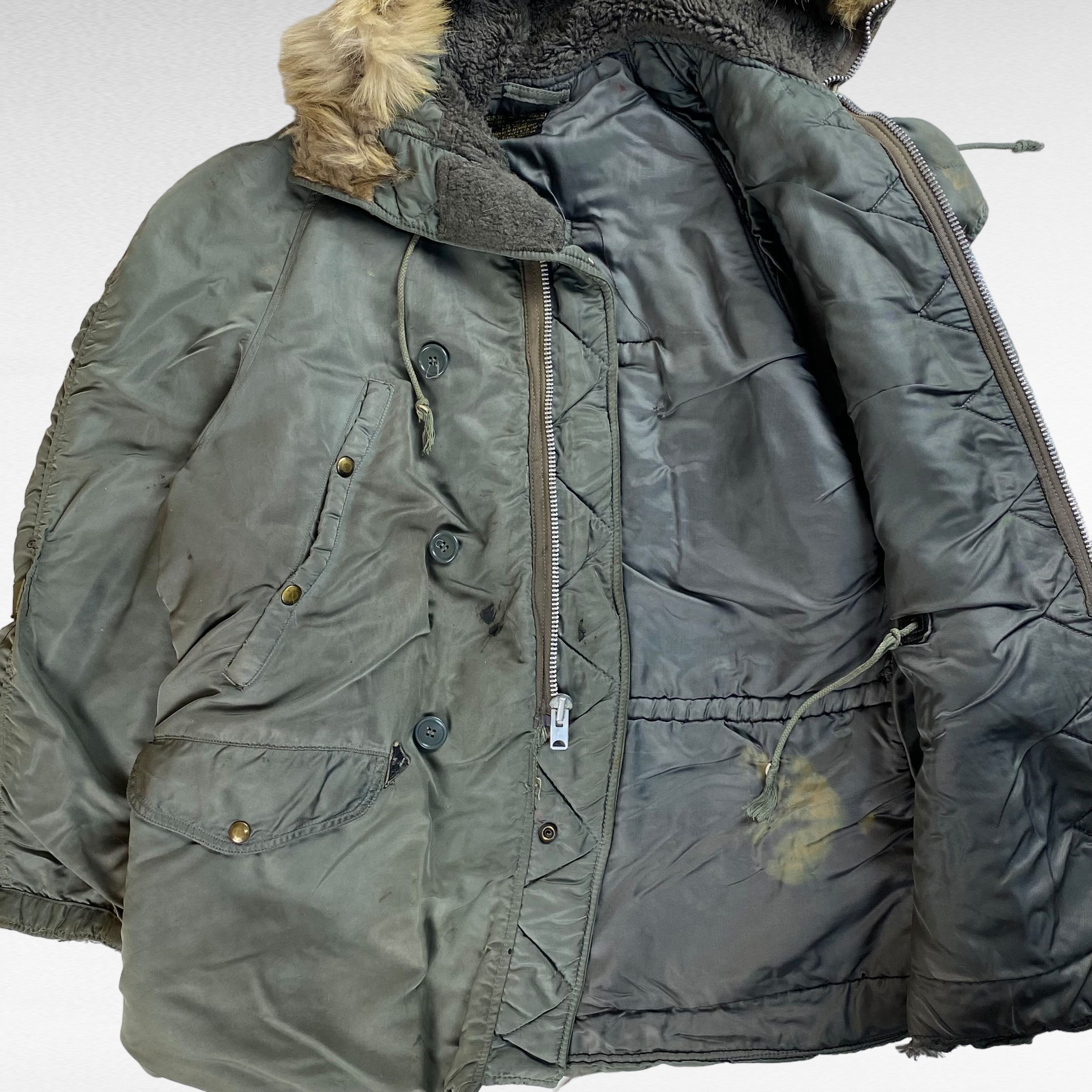 Japanese Brand US.AIR FORCE 50s Early Model N-3B Flight Jacket Army Size M Size US M / EU 48-50 / 2 - 3 Thumbnail