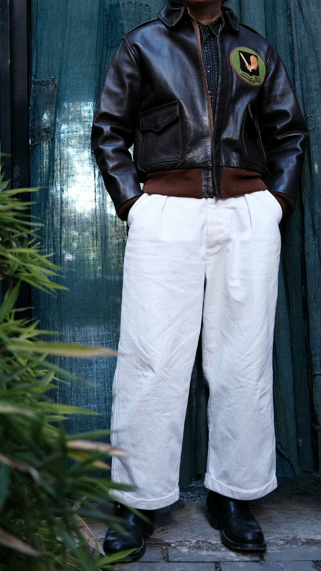 The Real McCoy's Real McCoy Vintage Painted A2 Flight Jacket Size US M / EU 48-50 / 2 - 2 Thumbnail