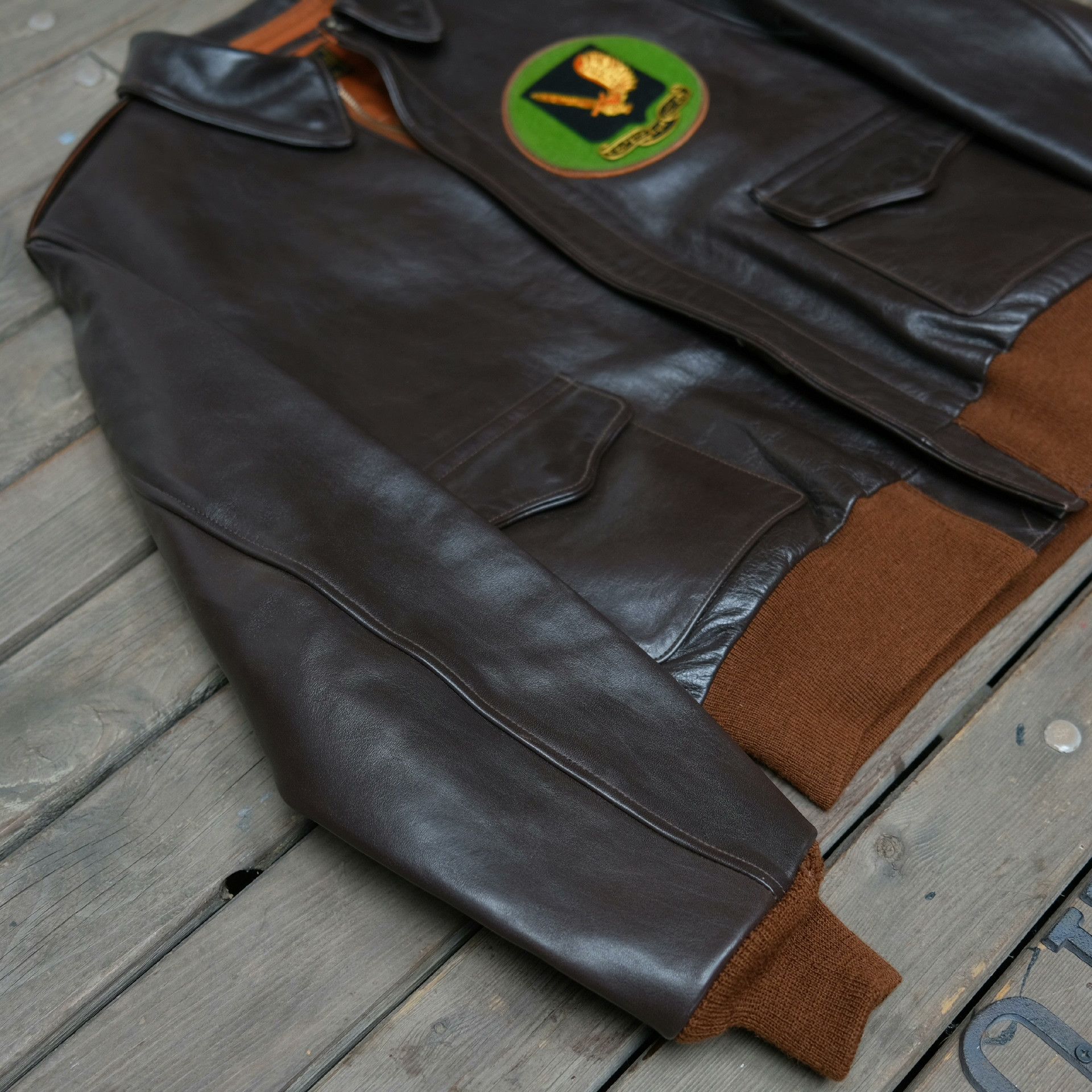 The Real McCoy's Real McCoy Vintage Painted A2 Flight Jacket Size US M / EU 48-50 / 2 - 5 Thumbnail