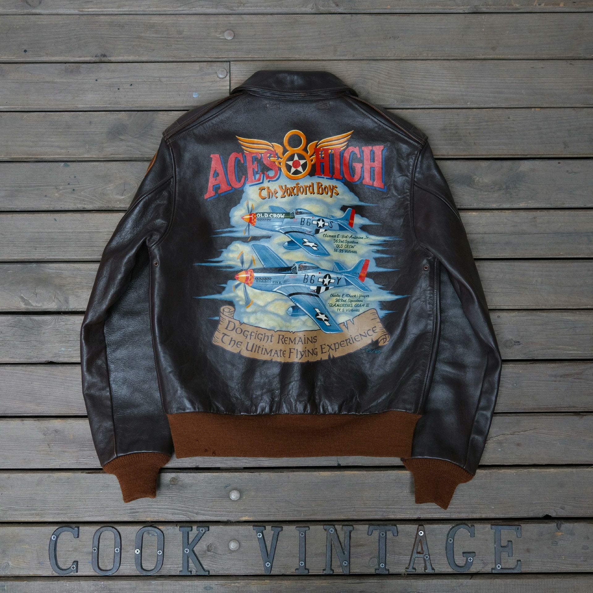 The Real McCoy's Real McCoy Vintage Painted A2 Flight Jacket Size US M / EU 48-50 / 2 - 3 Thumbnail